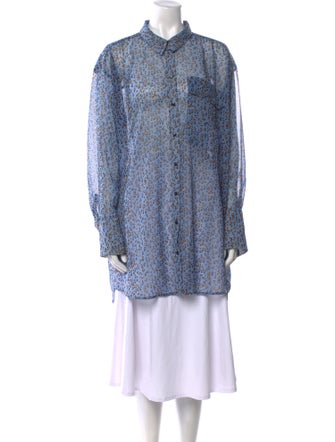 Munthe Animal Print Long Sleeve Tunic