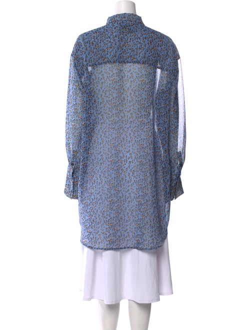 Munthe Animal Print Long Sleeve Tunic