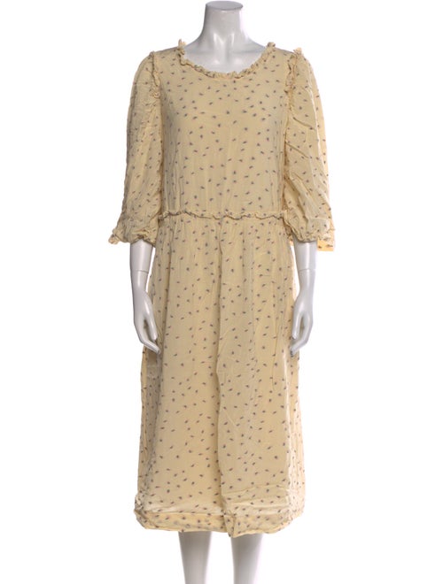 Munthe Printed Midi Length Dress