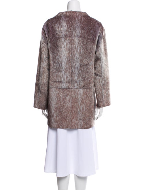 Munthe Nylon Printed Faux Fur Coat