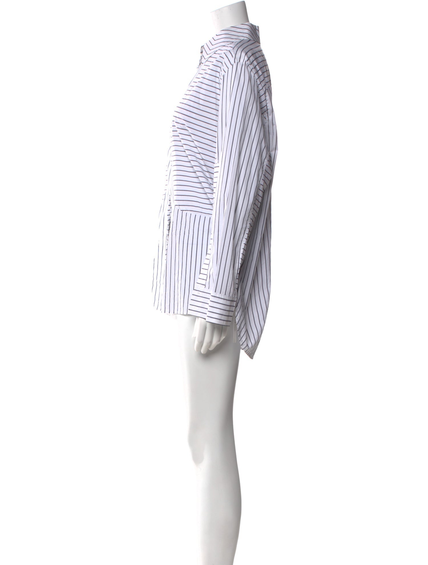 Munthe Striped Mock Neck Bodysuit