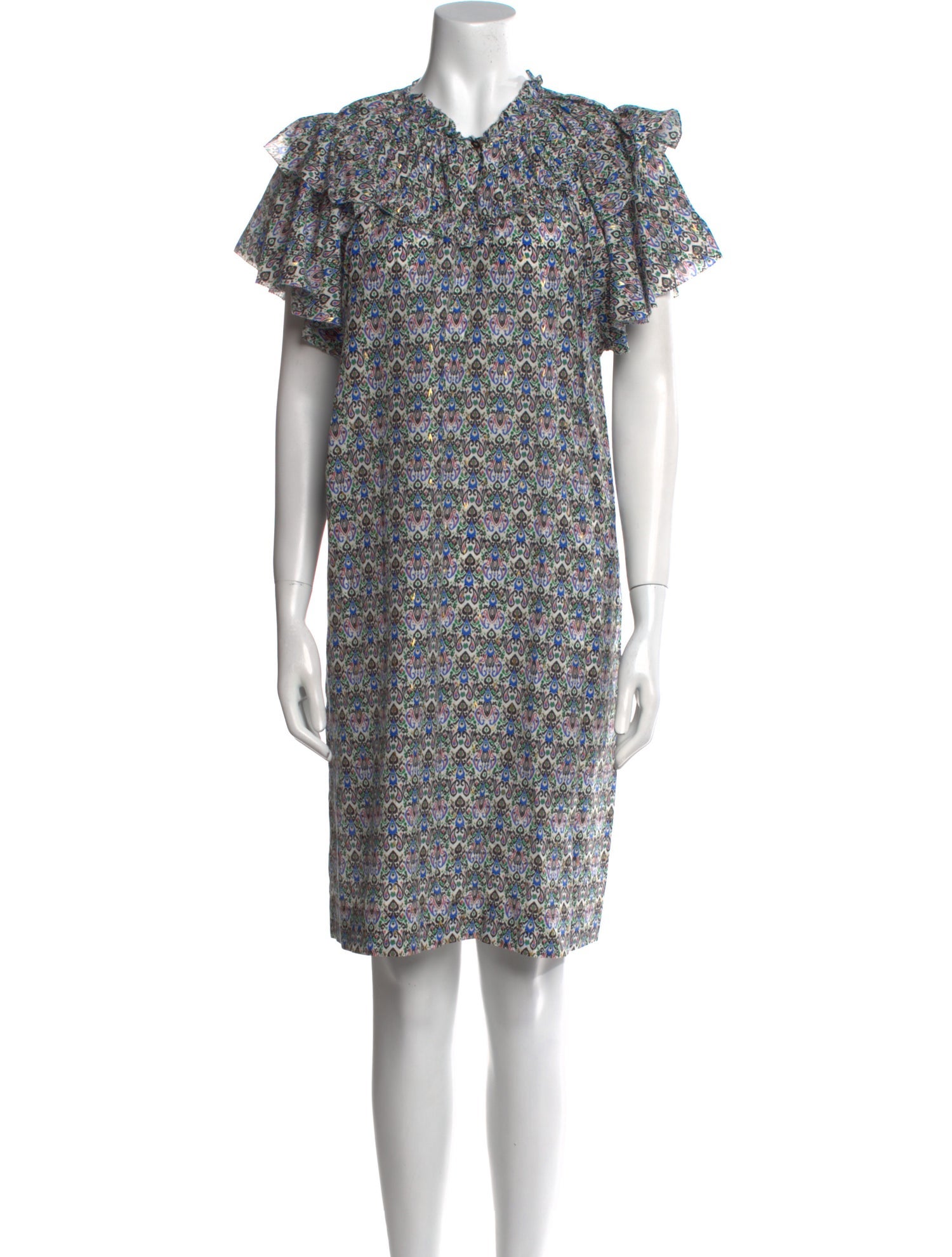 Munthe Floral Print Knee-Length Dress