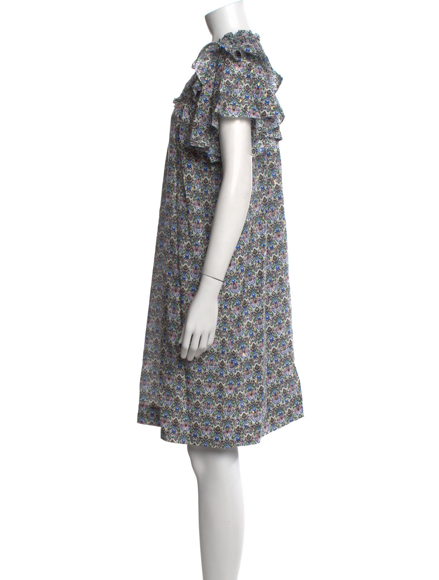 Munthe Floral Print Knee-Length Dress