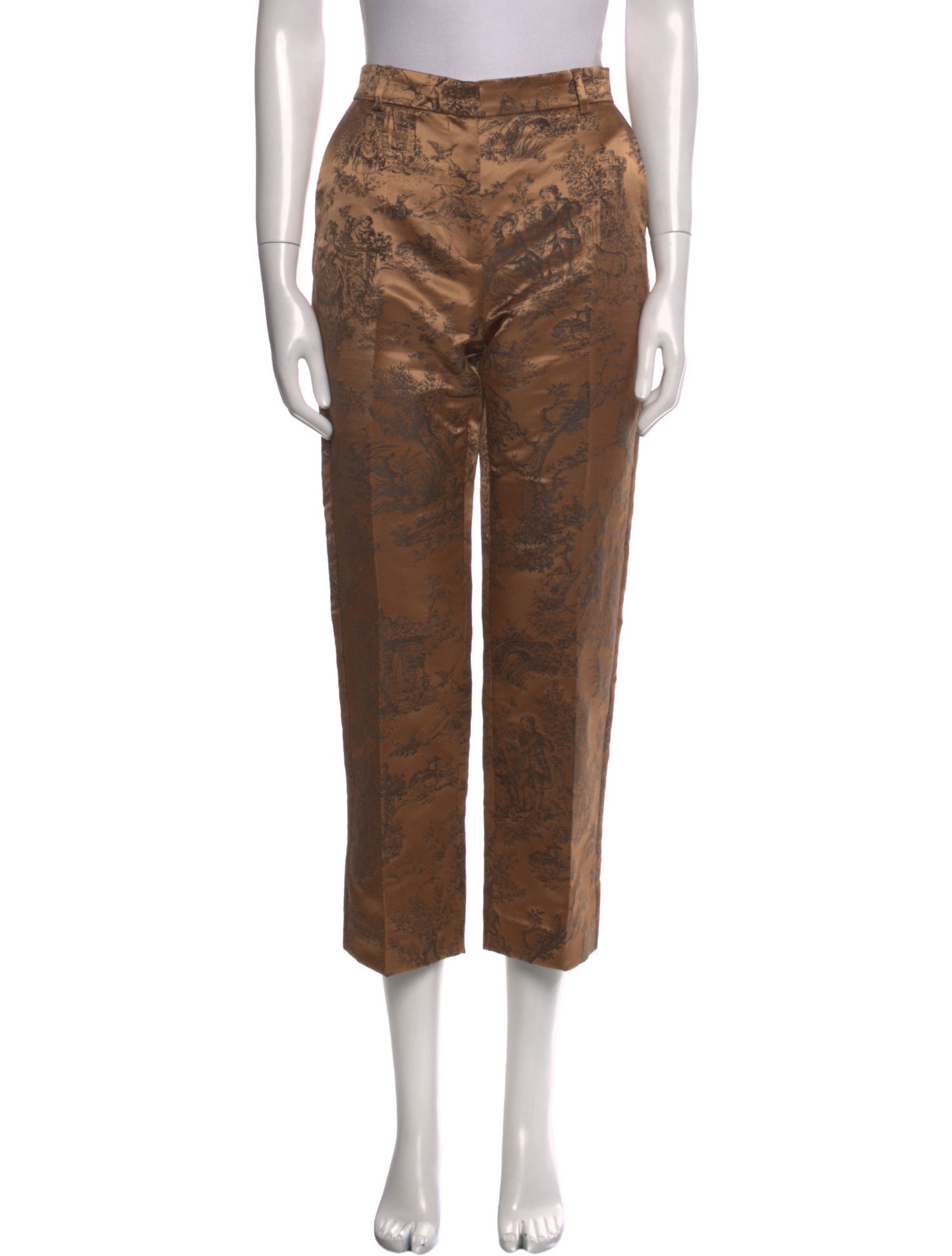 Munthe Printed Straight Leg Pants