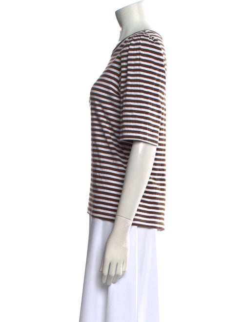 Munthe Striped Scoop Neck T-Shirt