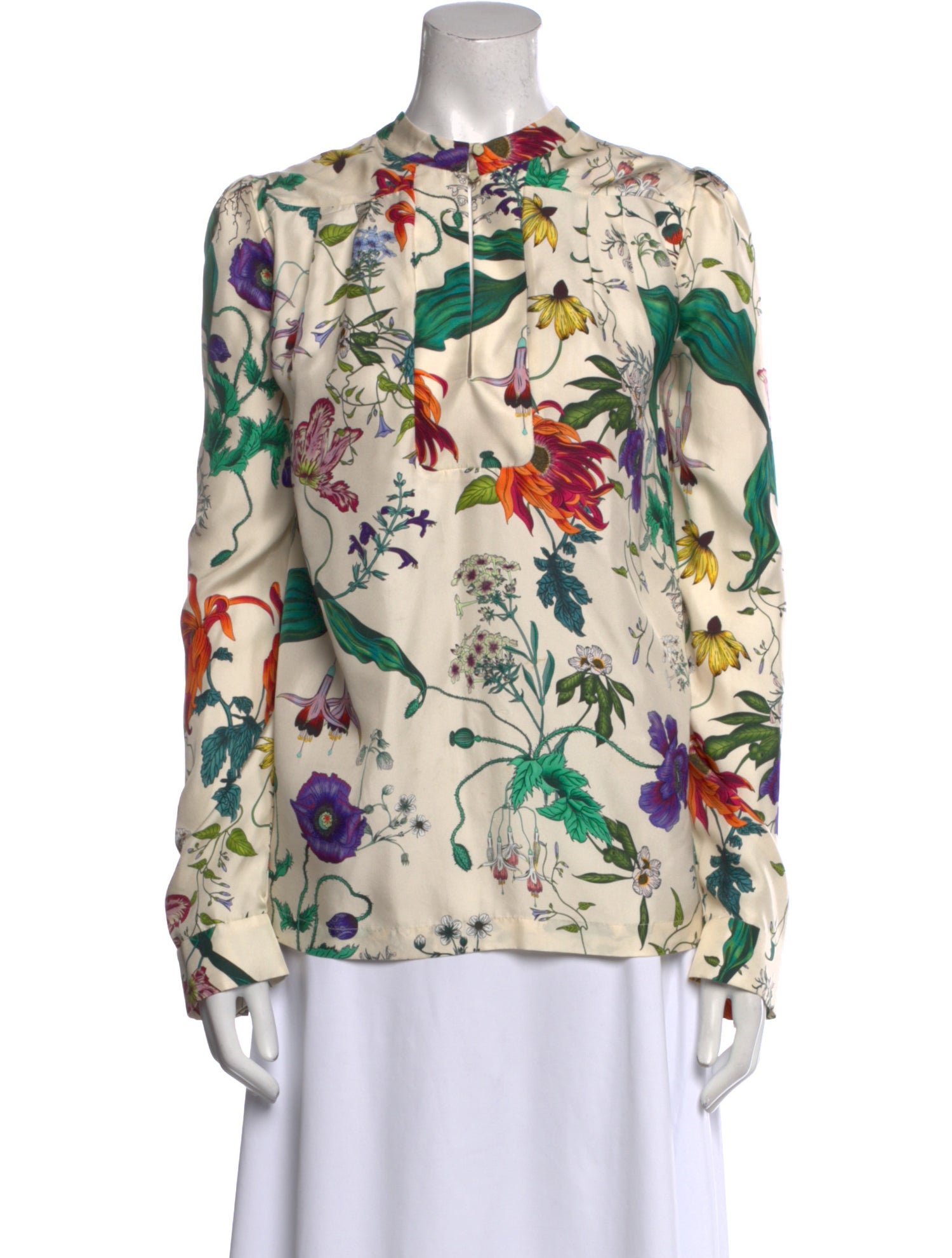 Munthe Silk Floral Print Blouse
