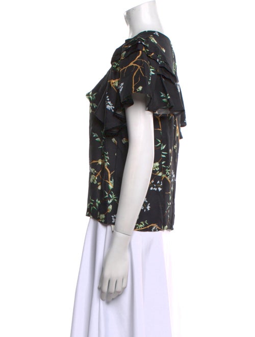 Munthe Silk Floral Print Blouse
