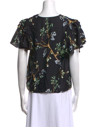 Munthe Silk Floral Print Blouse