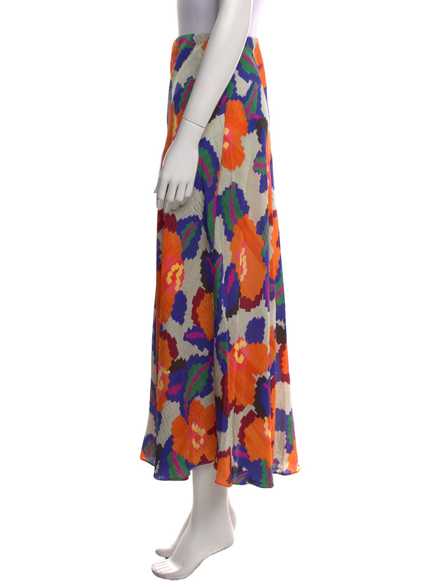 Munthe Floral Print Midi Length Skirt
