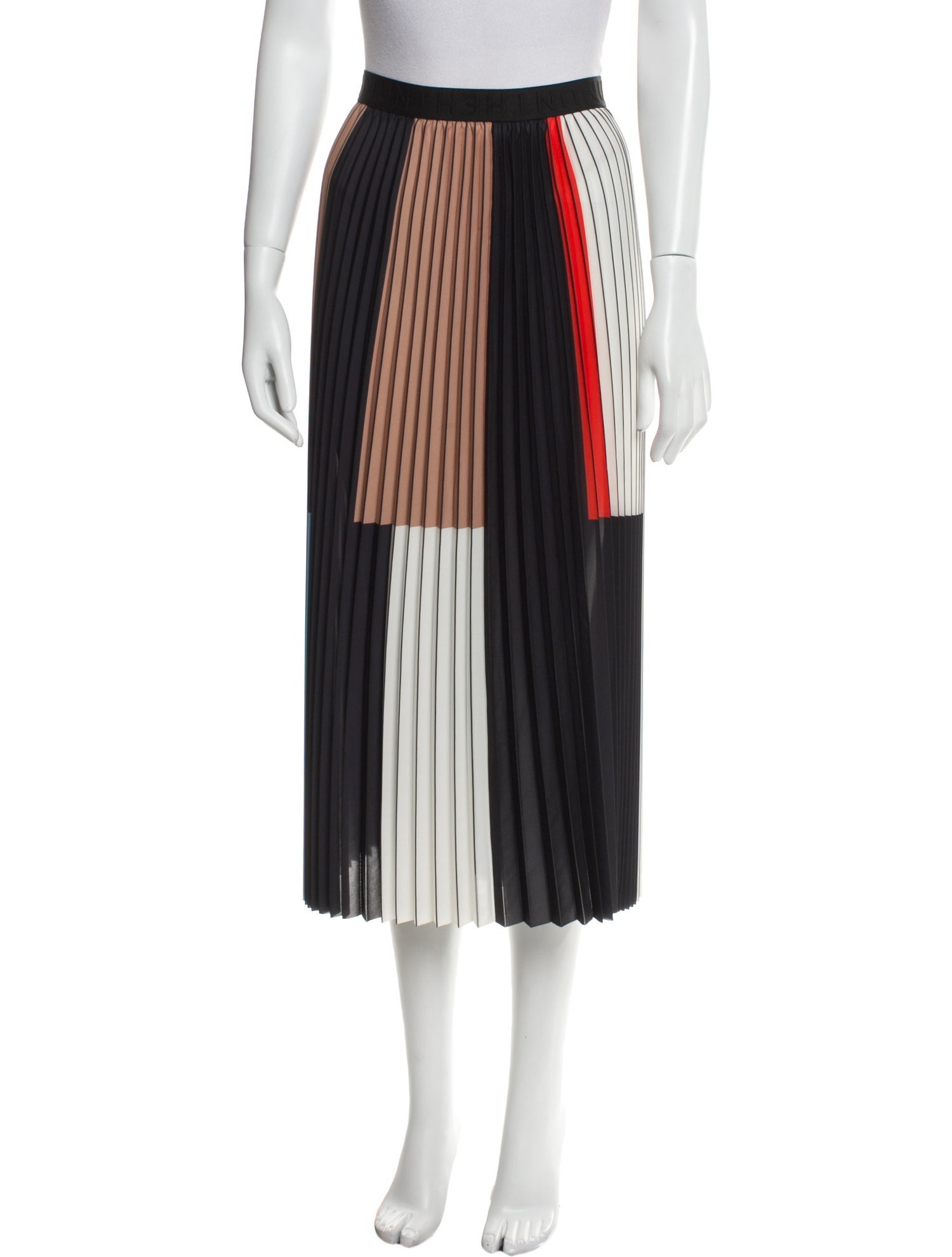 Munthe Striped Midi Length Skirt