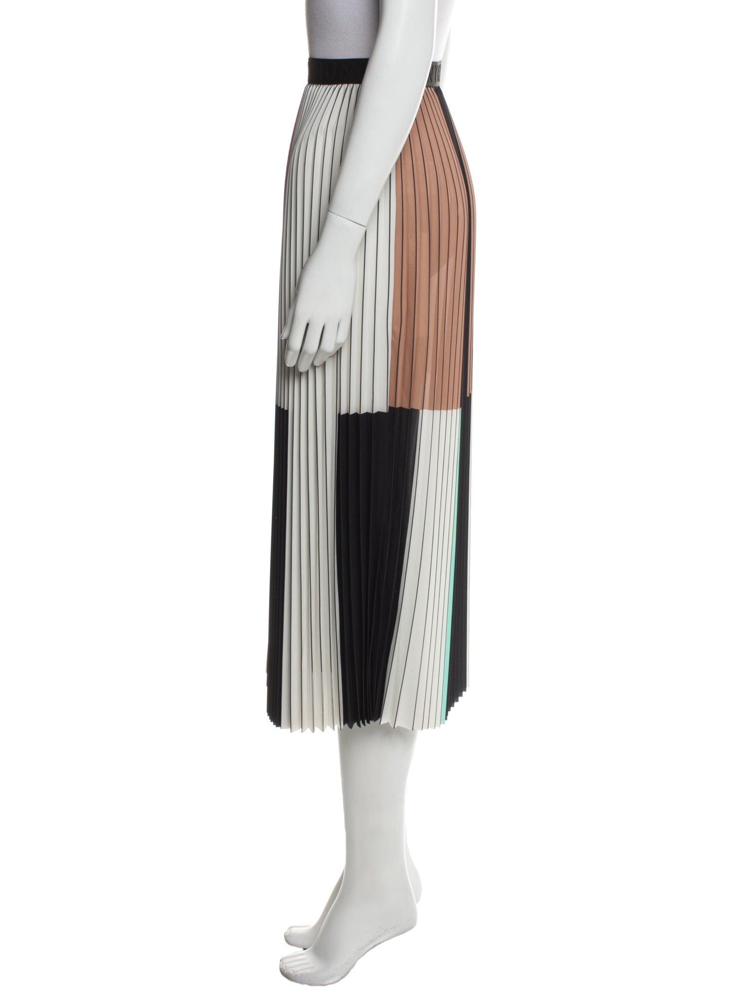 Munthe Striped Midi Length Skirt