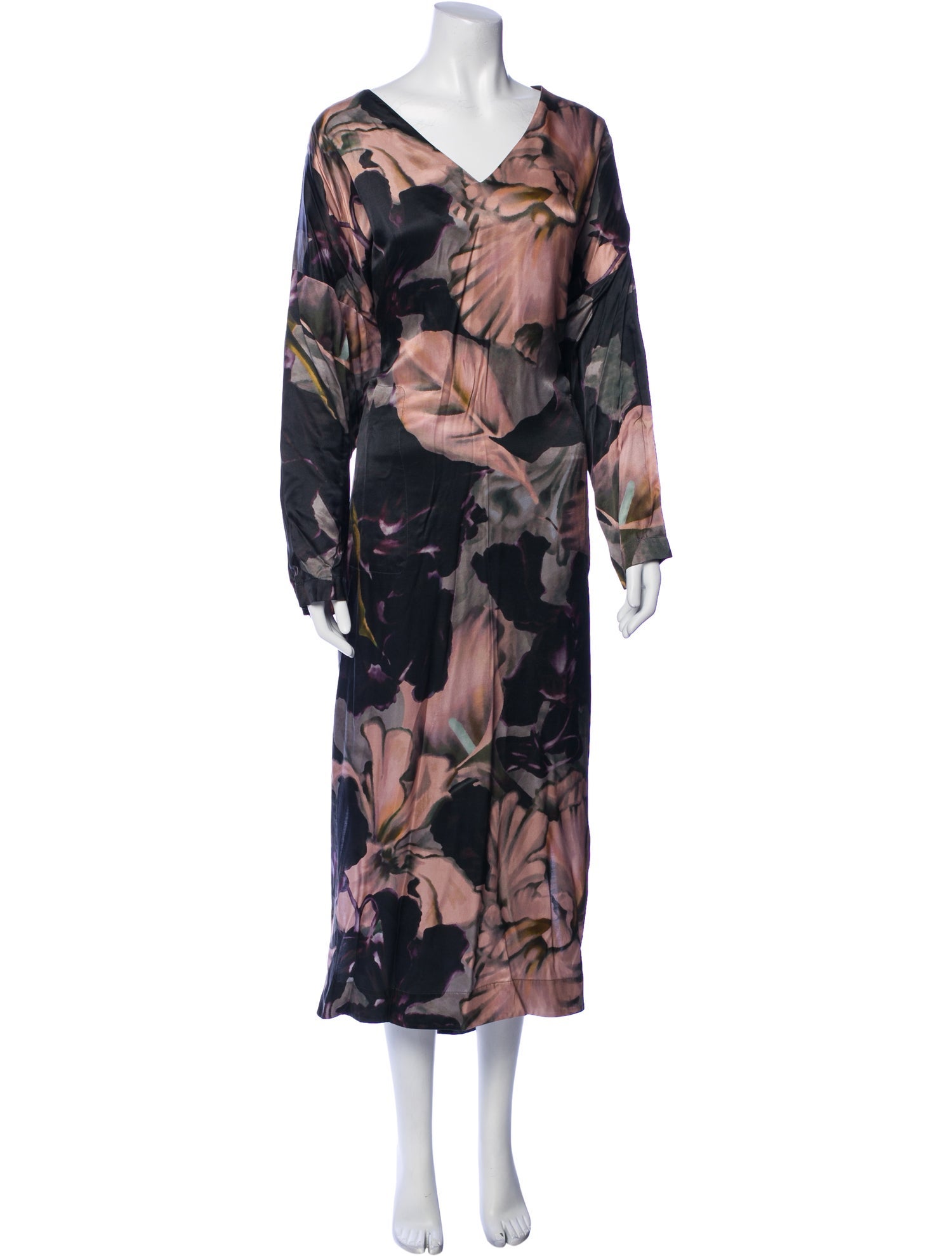Munthe Floral Print Long Dress w/ Tags