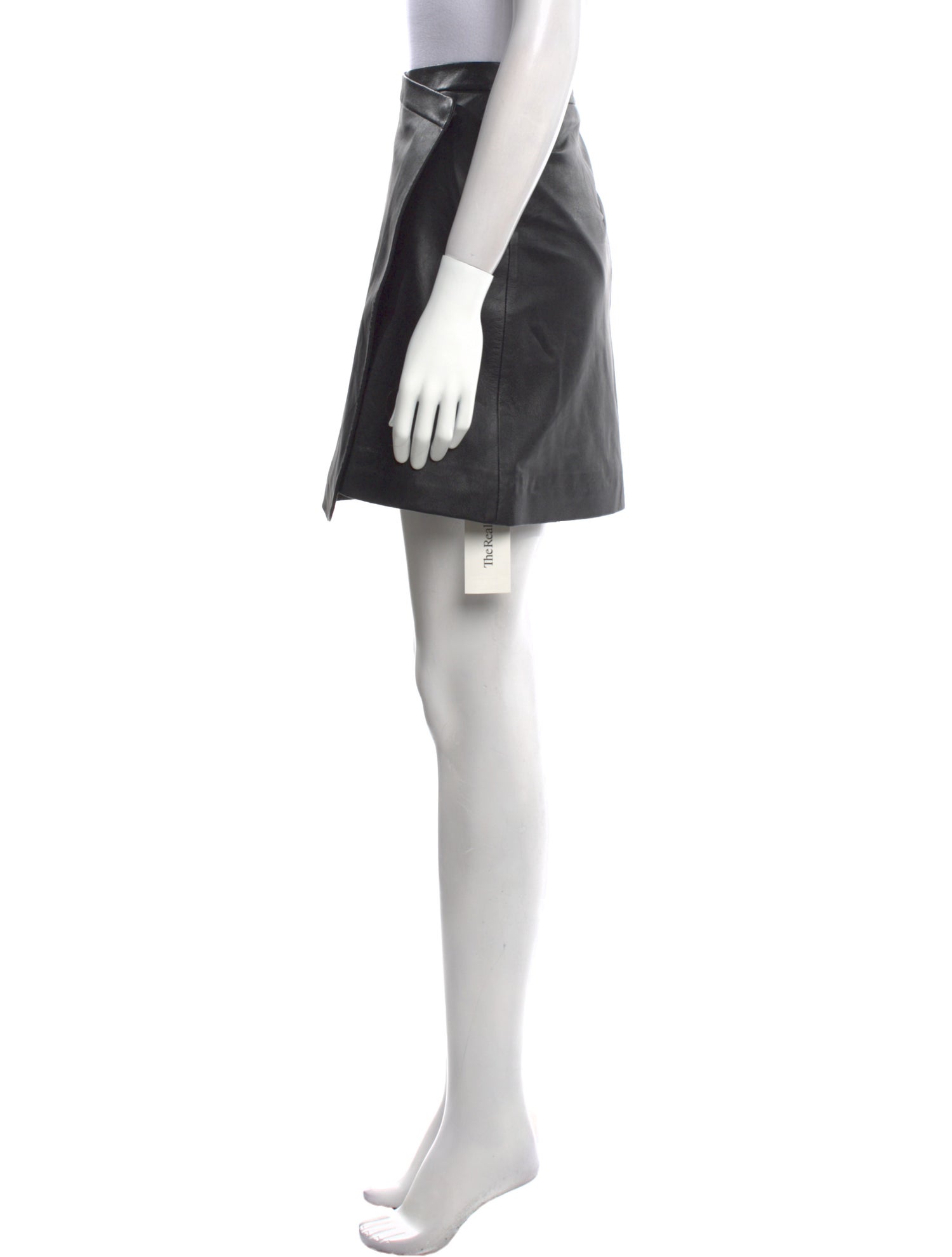 Munthe Lamb Leather Mini Skirt