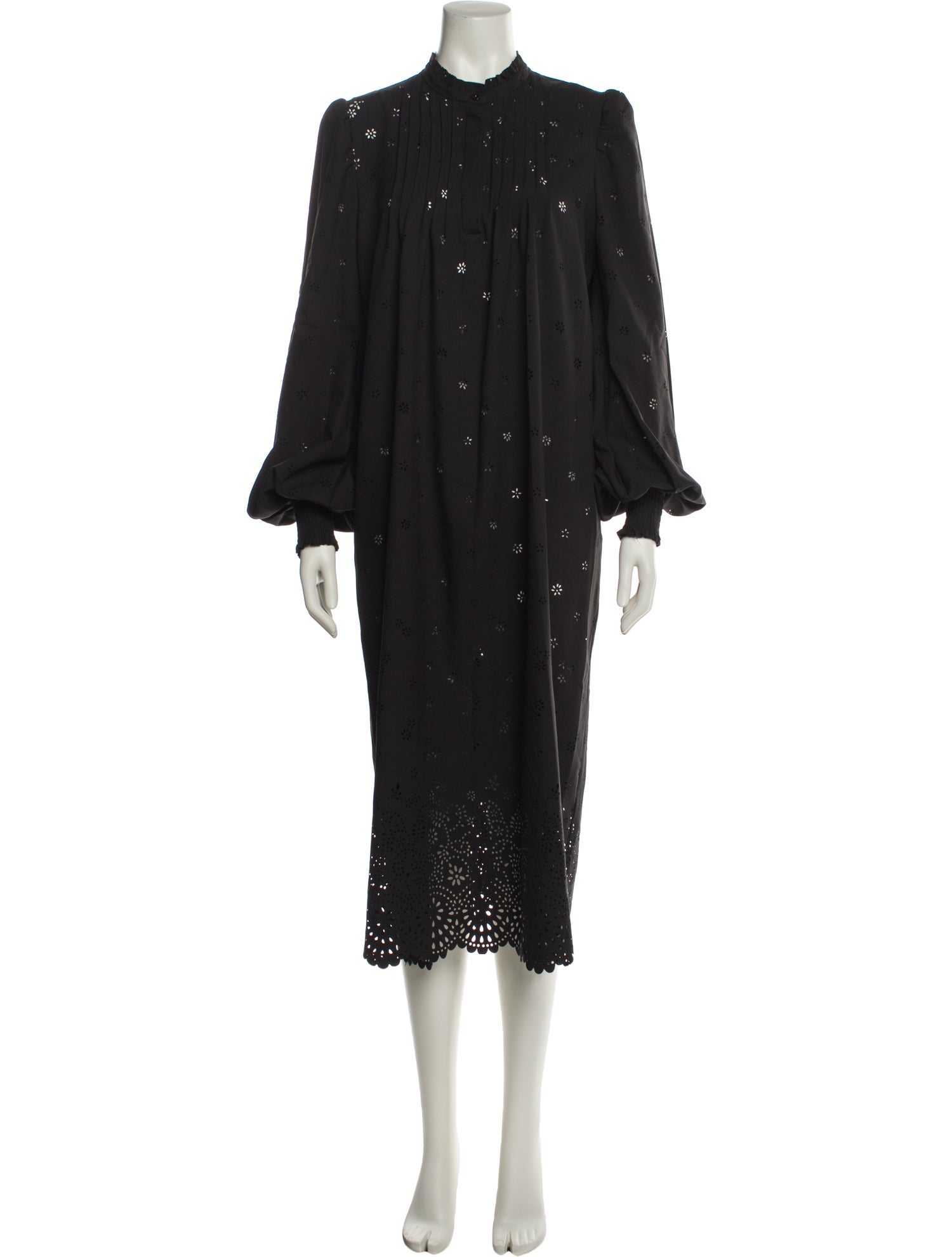 Munthe Mock Neck Midi Length Dress