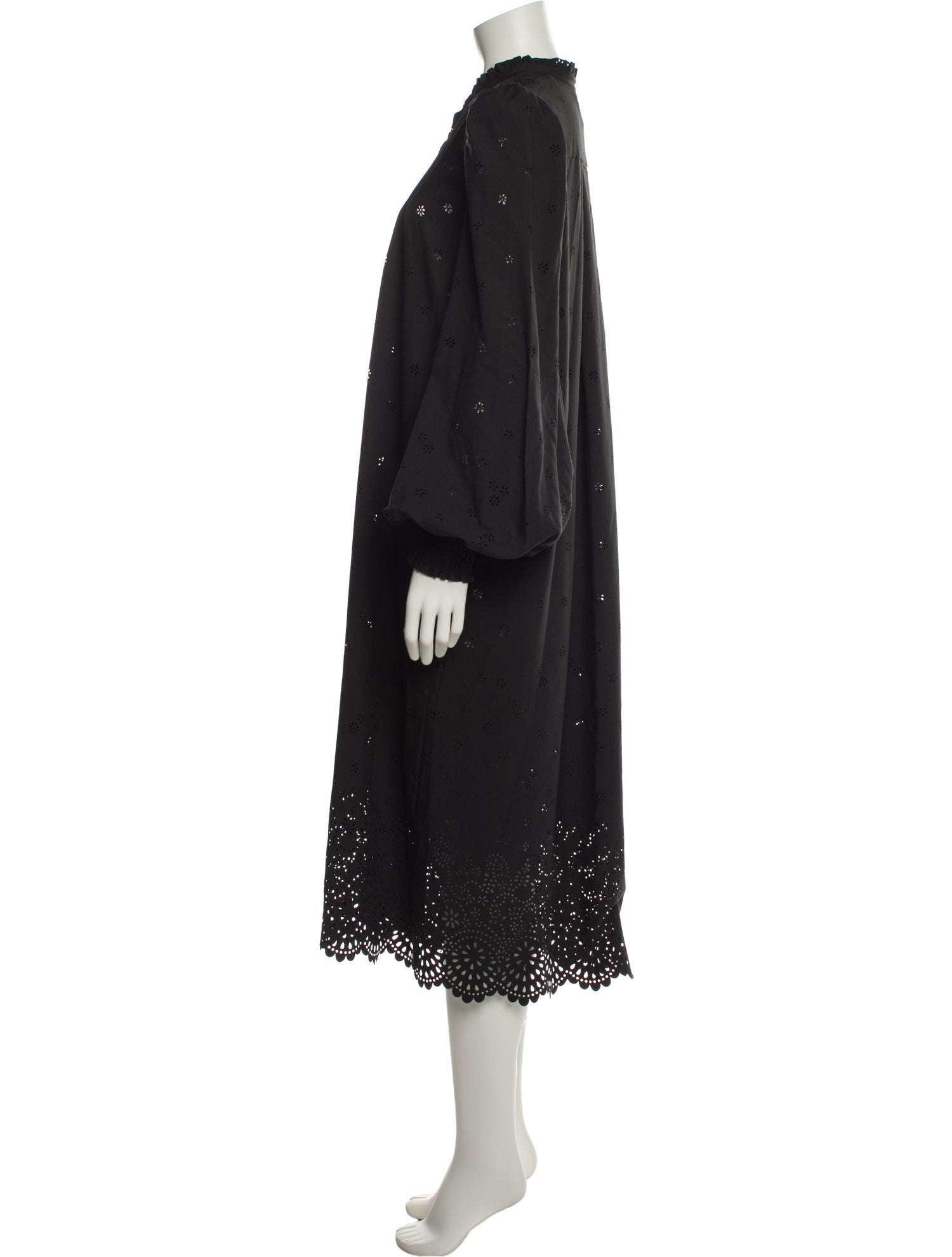 Munthe Mock Neck Midi Length Dress