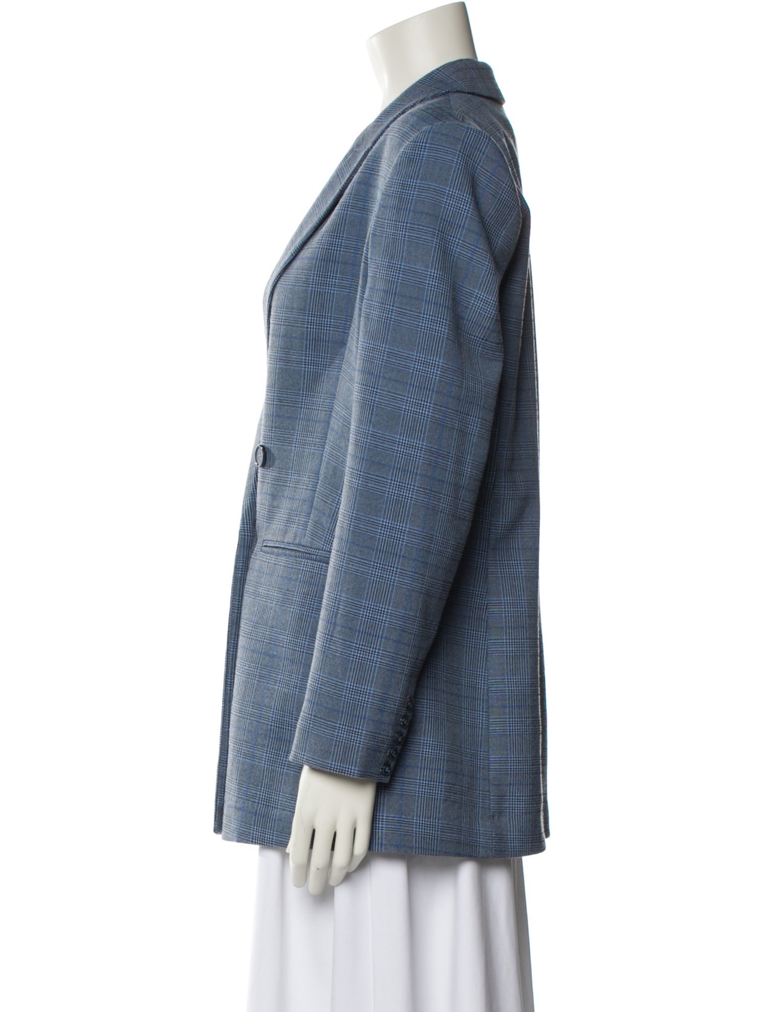 Munthe Plaid Print Blazer
