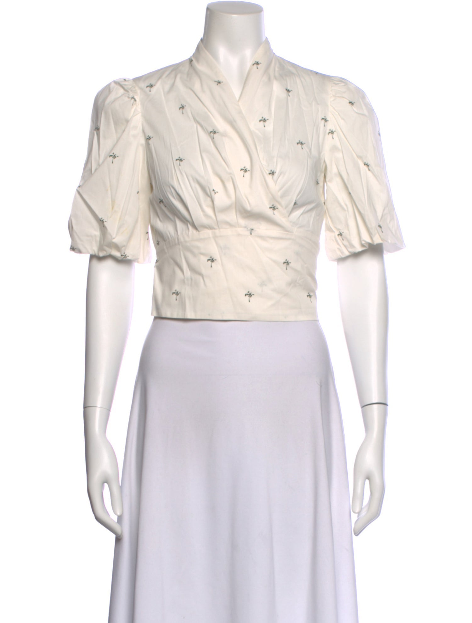 Munthe Short Sleeve Crop Top