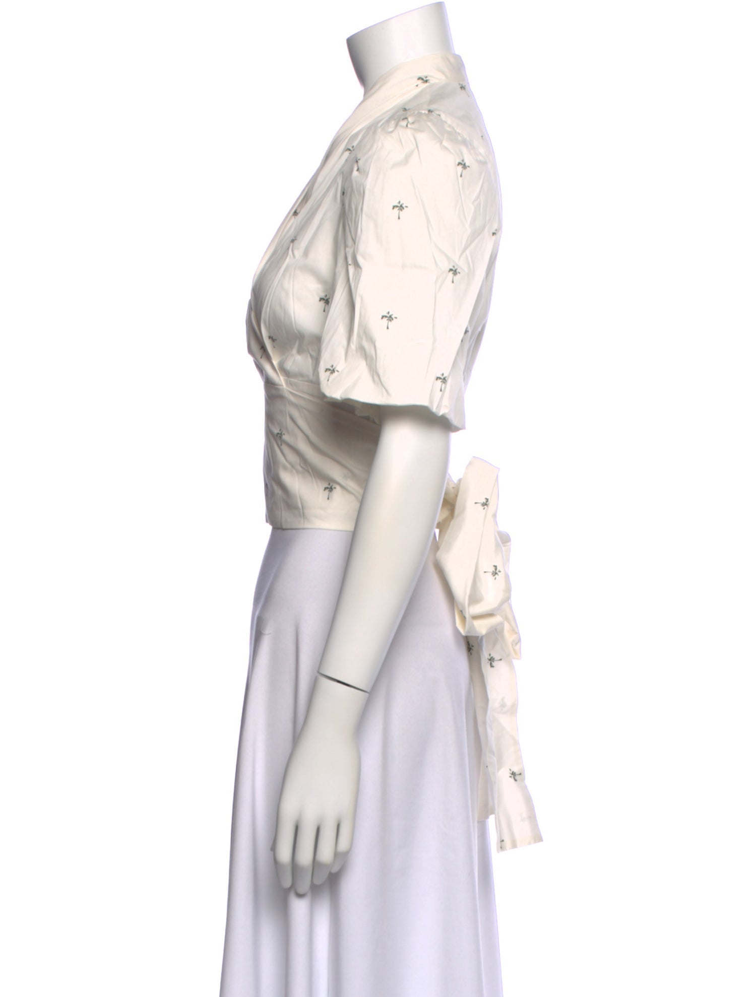 Munthe Short Sleeve Crop Top