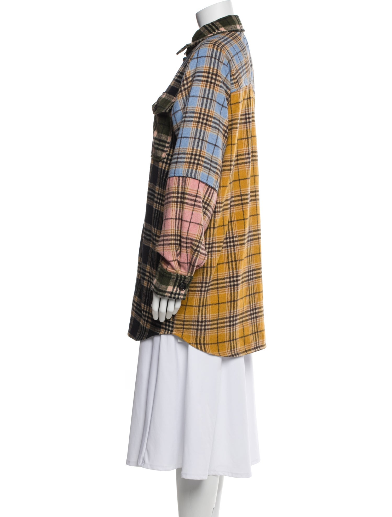 Munthe Plaid Print Coat