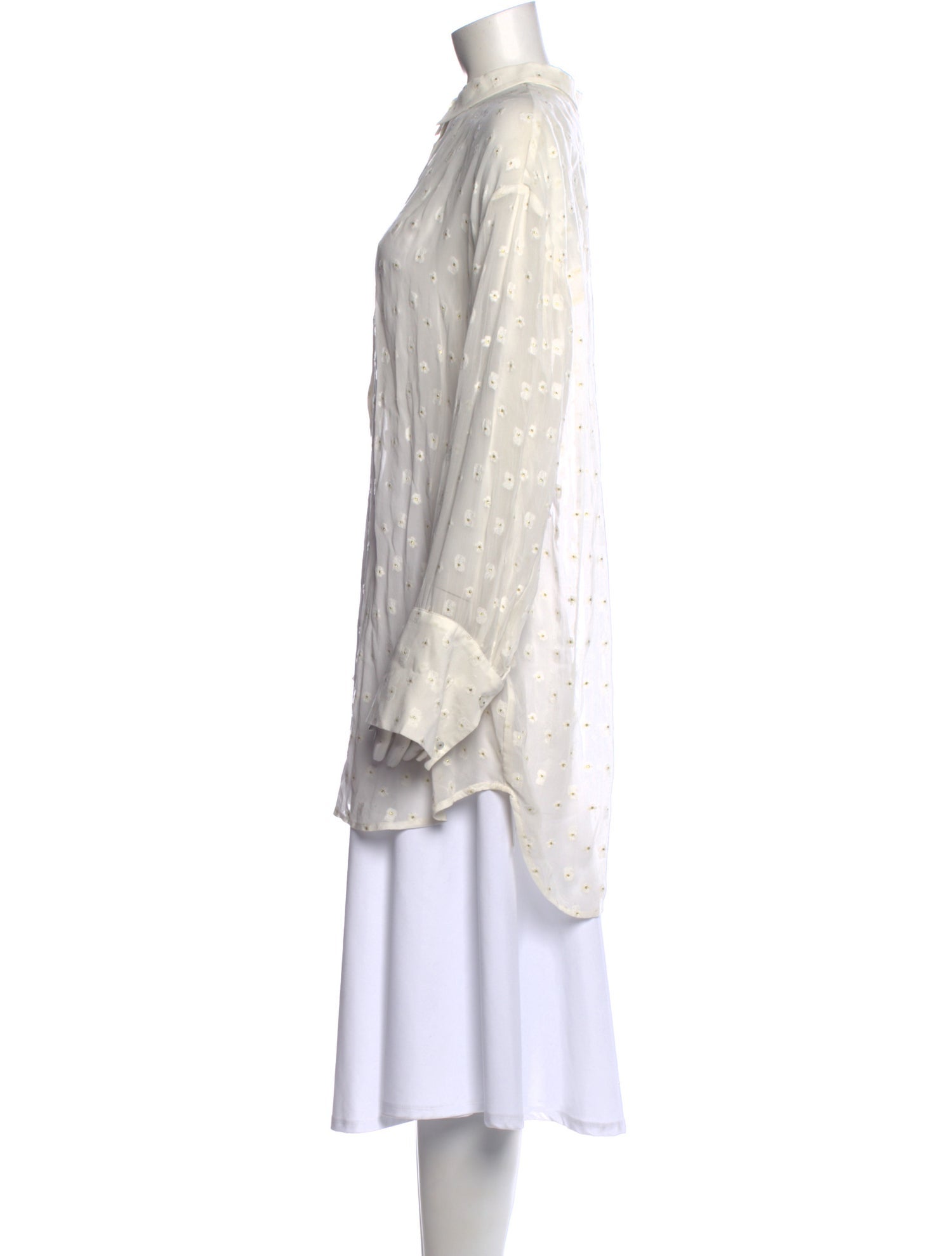 Munthe Patterned Long Sleeve Blouse