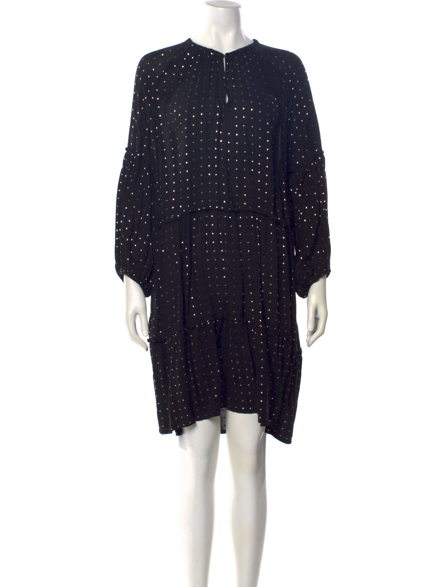 Munthe Polka Dot Print Knee-Length Dress