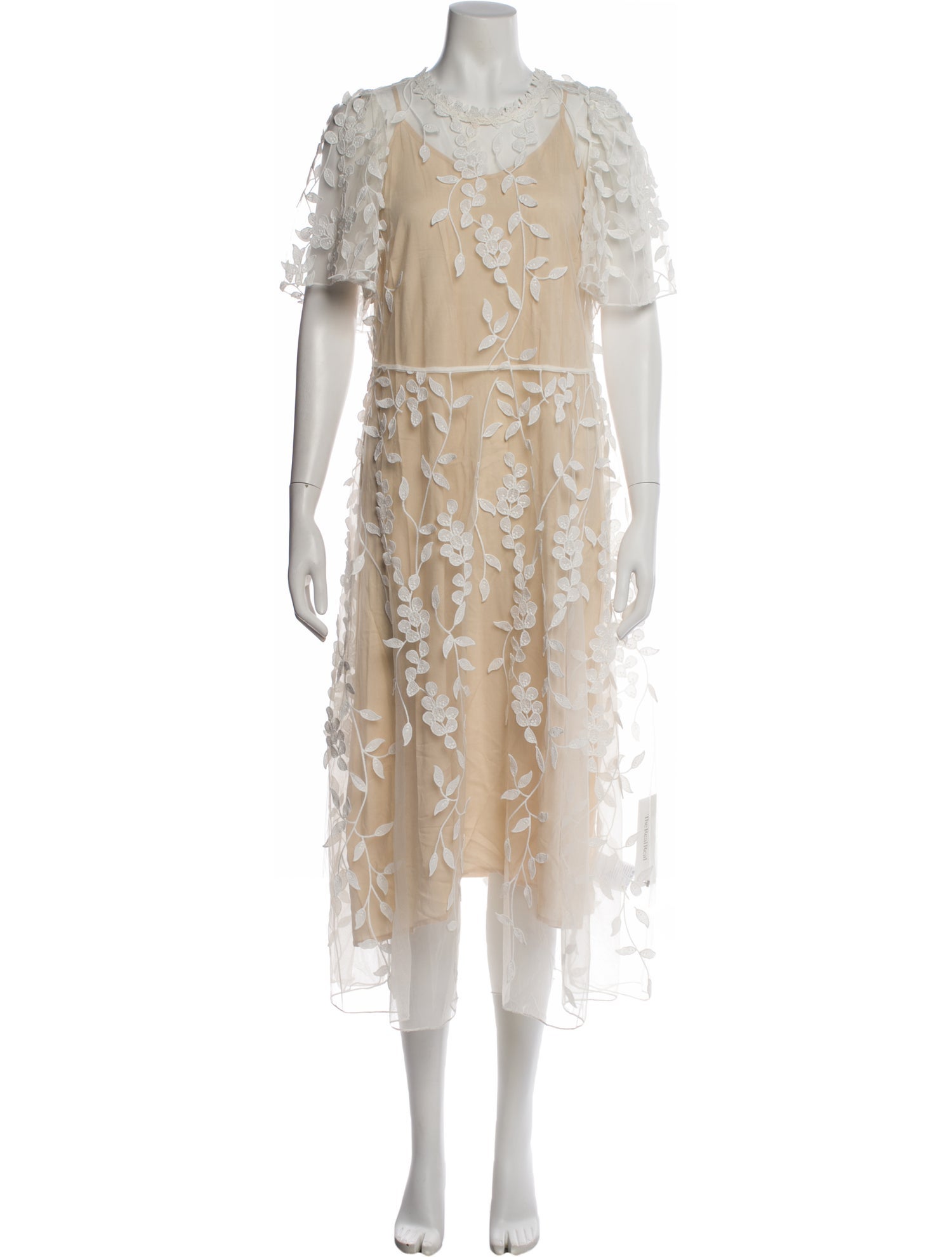 Munthe Crew Neck Midi Length Dress