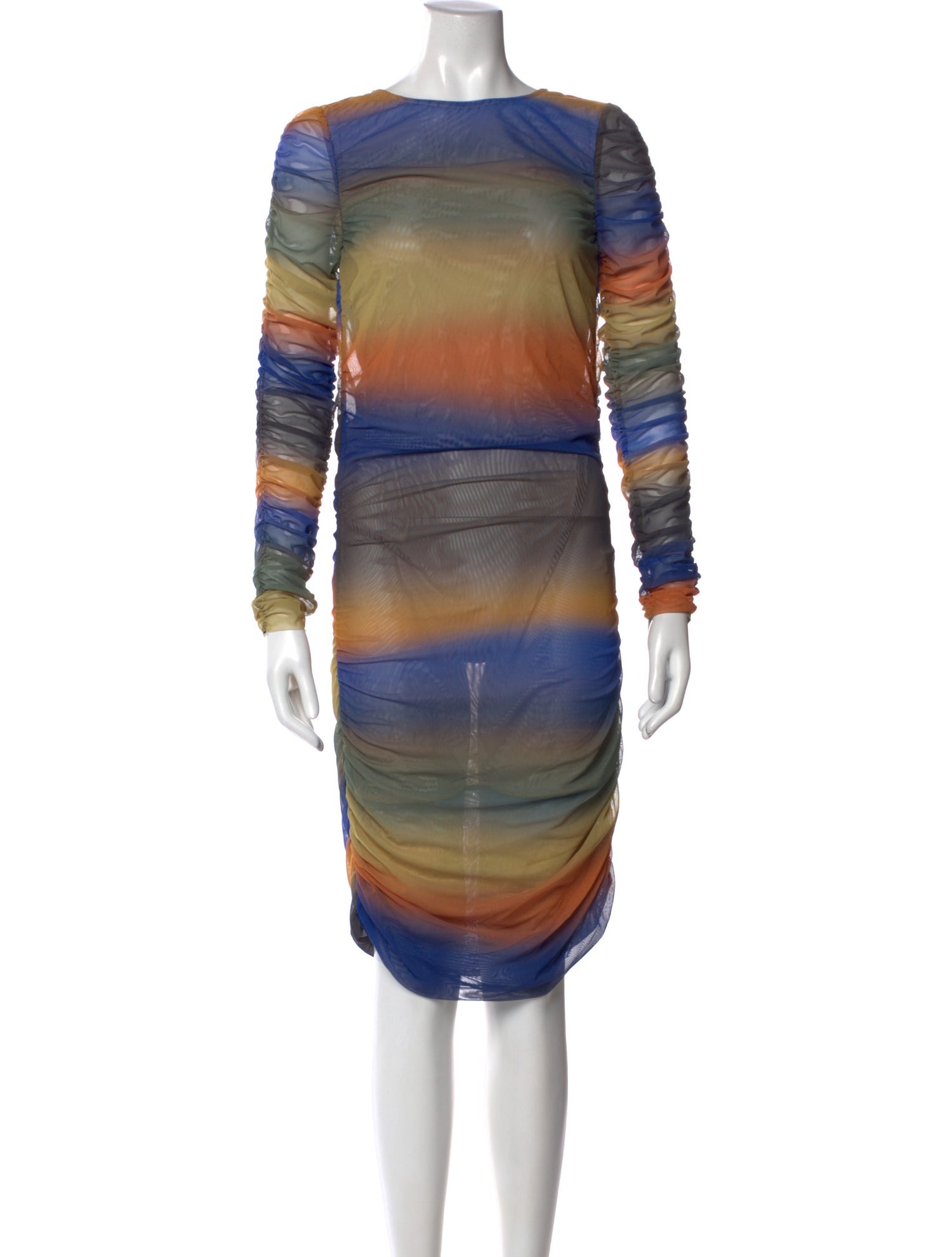 Munthe Striped Knee-Length Dress