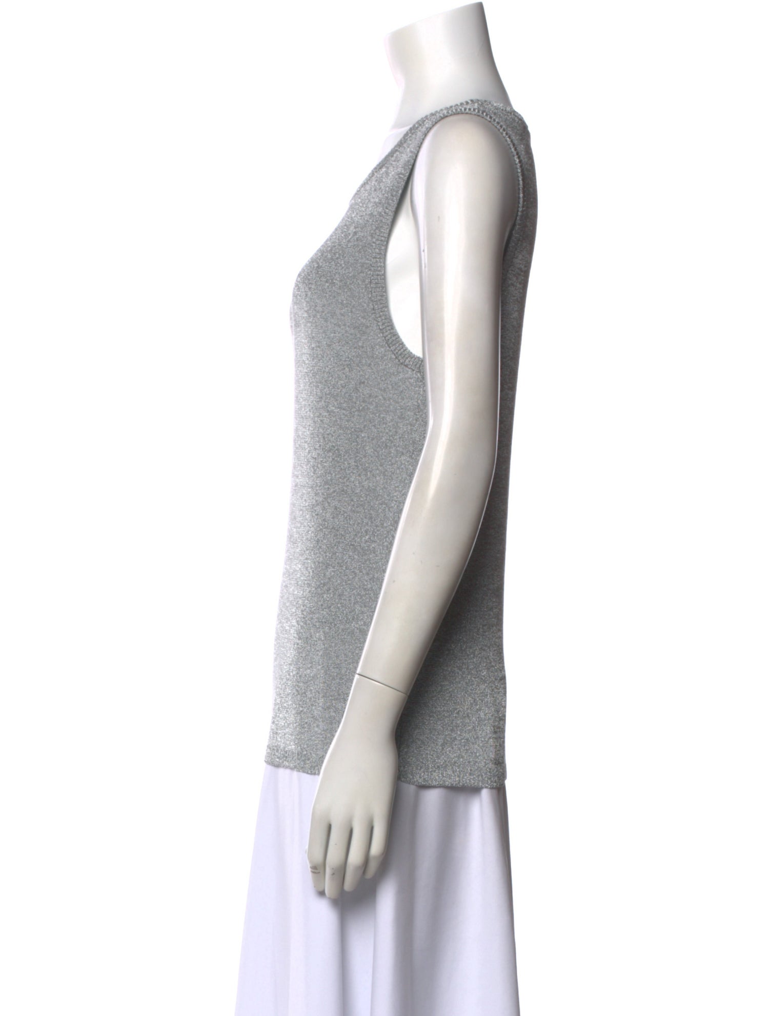Munthe Crew Neck Sleeveless Top
