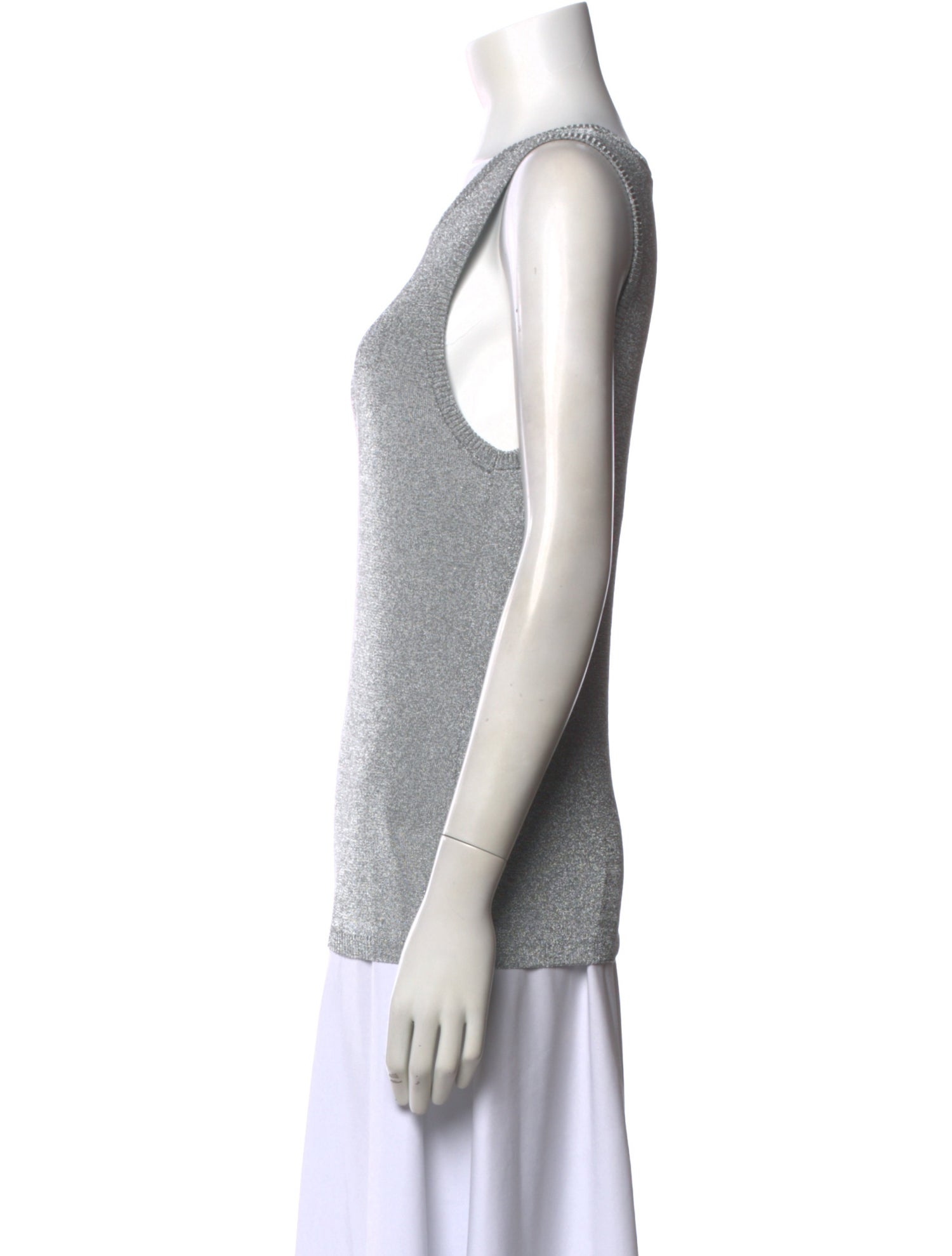 Munthe Crew Neck Sleeveless Top