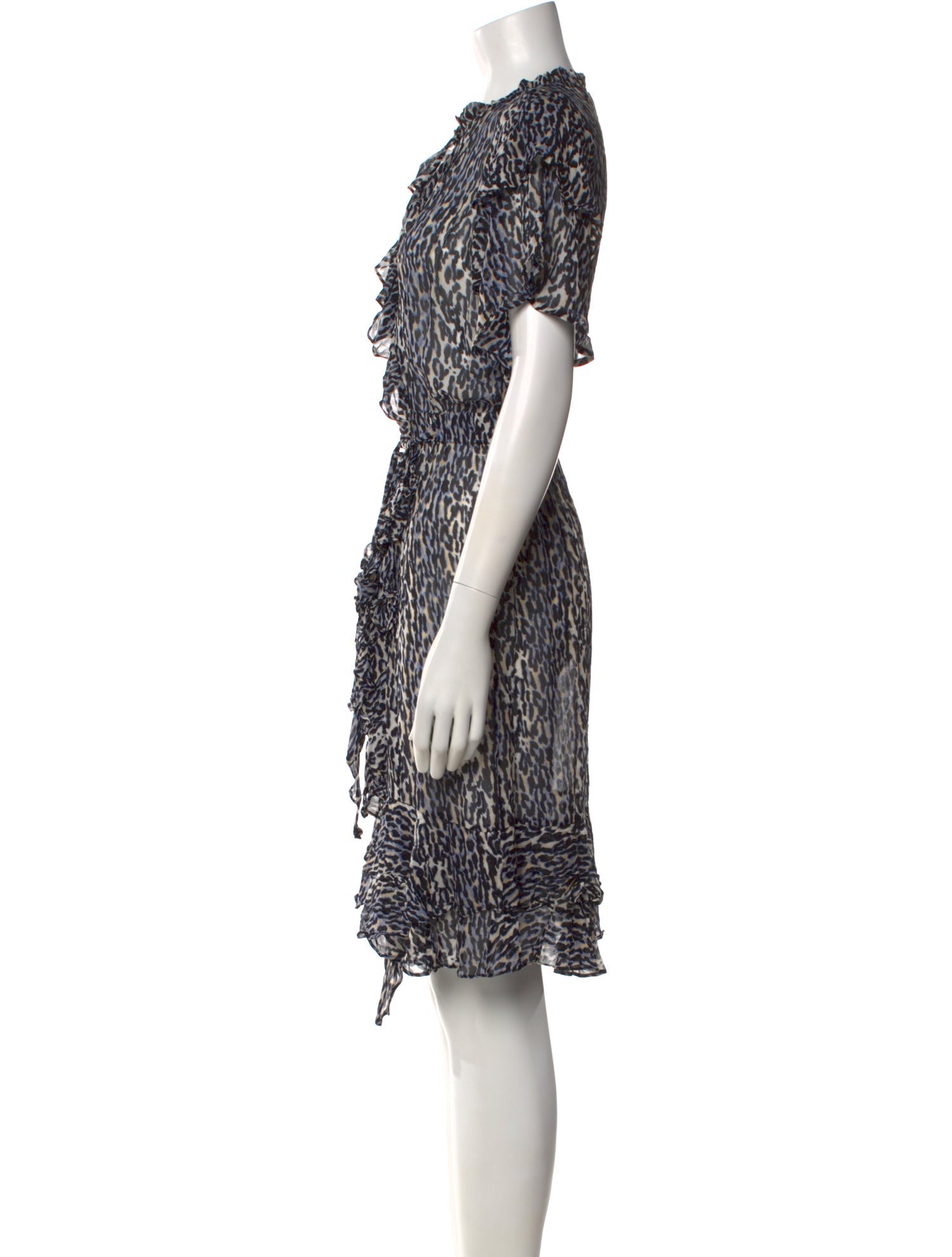 Munthe Animal Print Knee-Length Dress