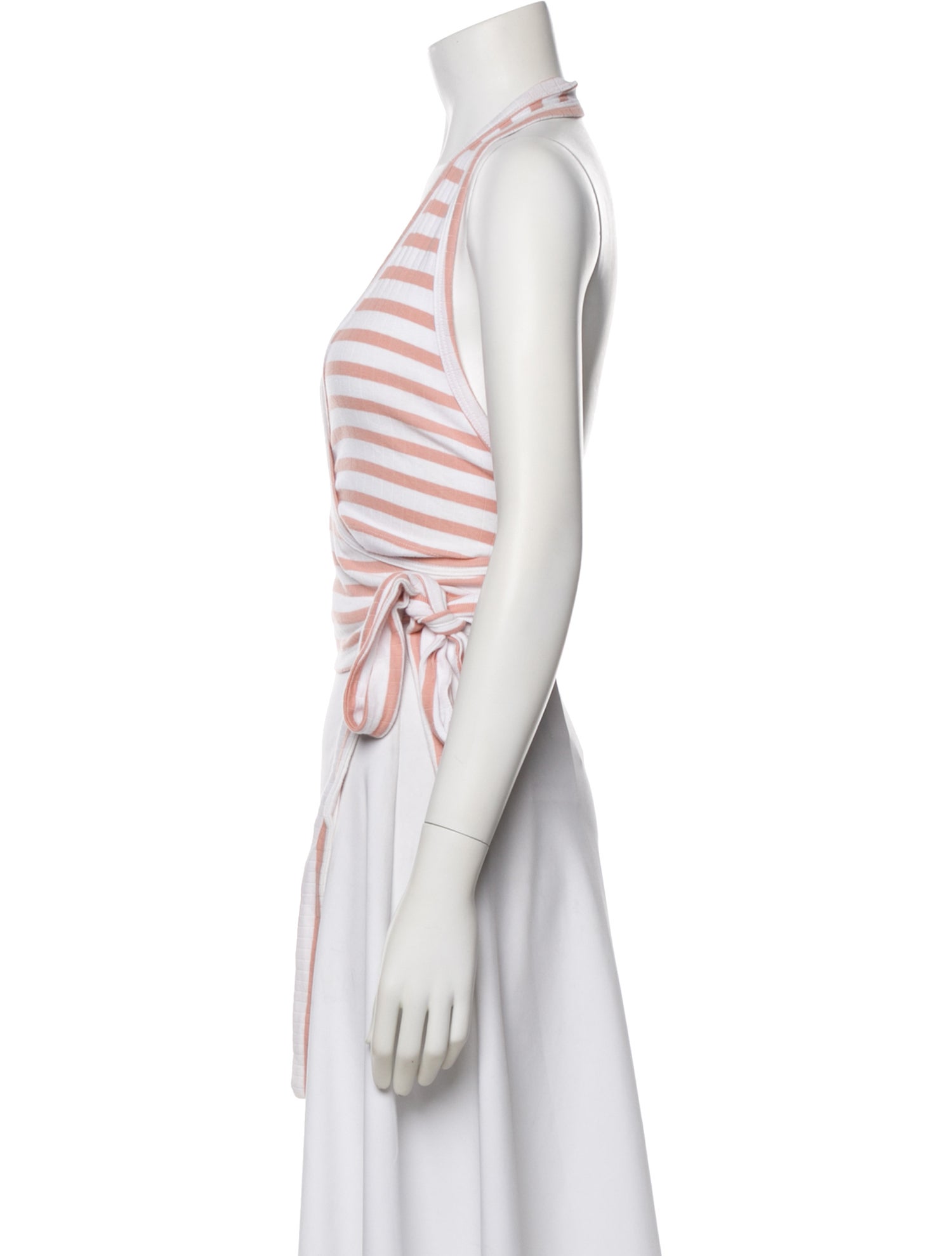 Munthe Striped Halterneck Top