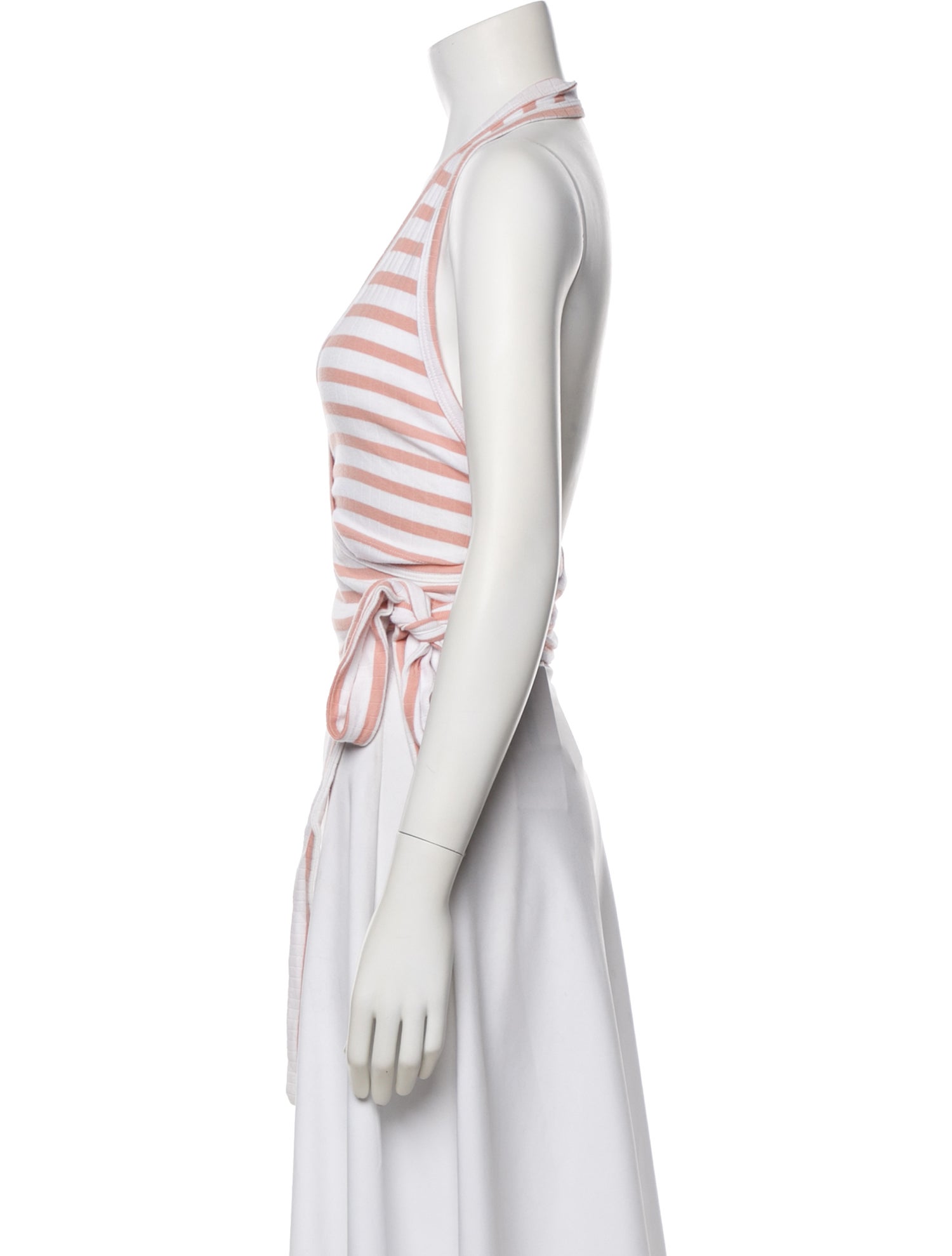 Munthe Striped Halterneck Top