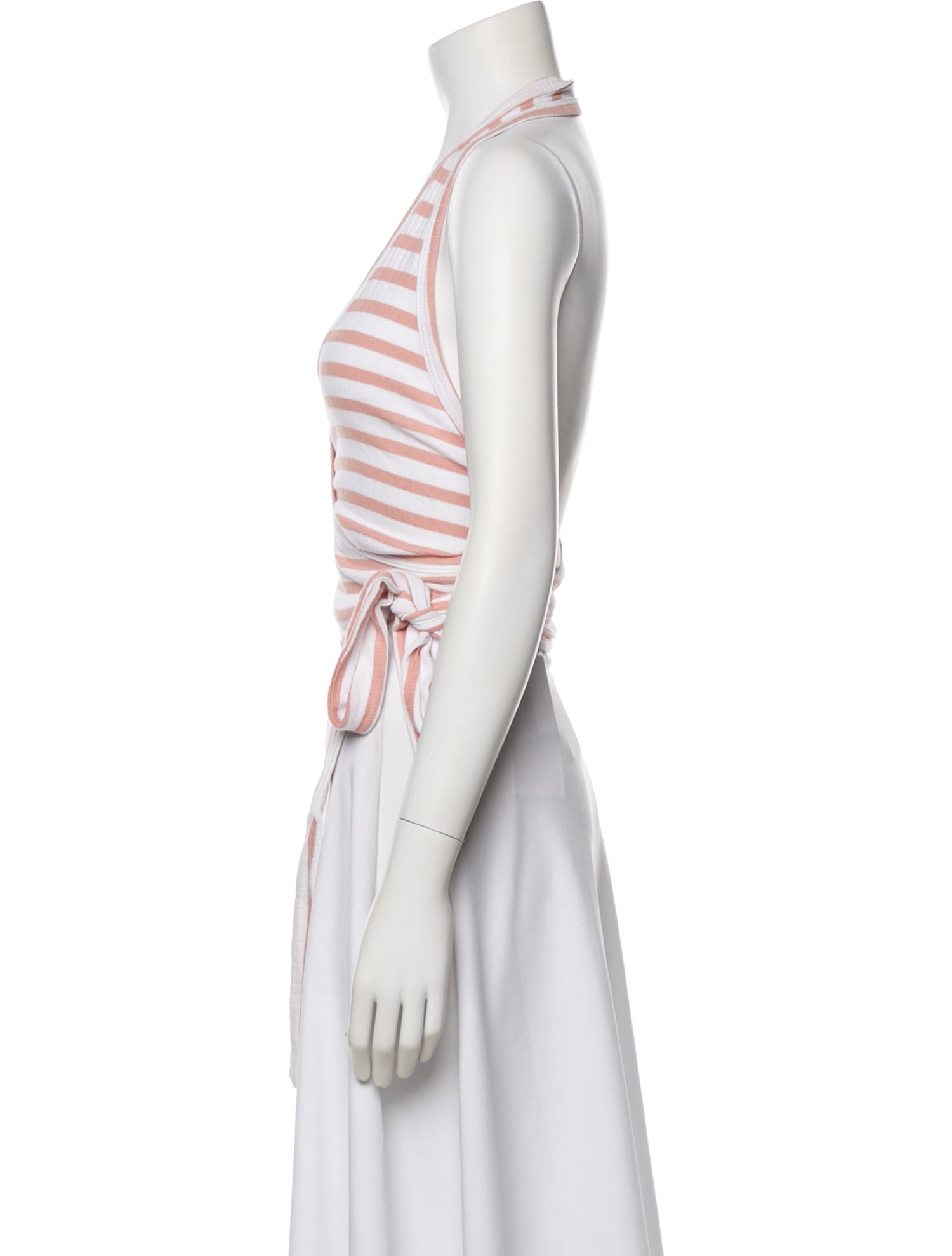 Munthe Striped Halterneck Top