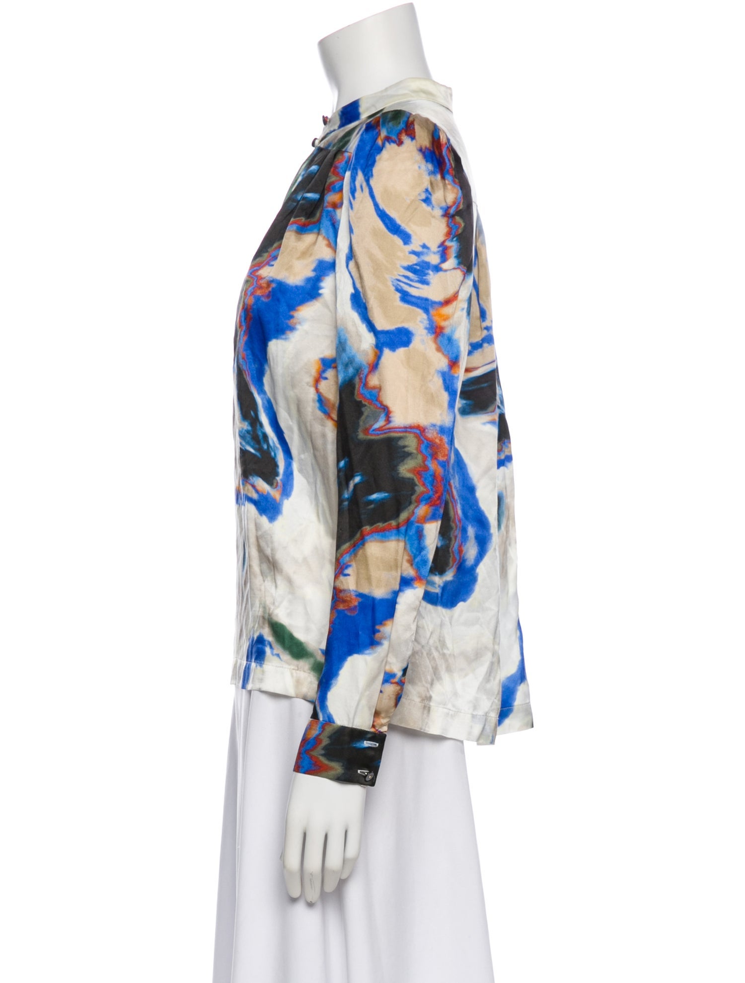 Munthe Patterned Long Sleeve Blouse