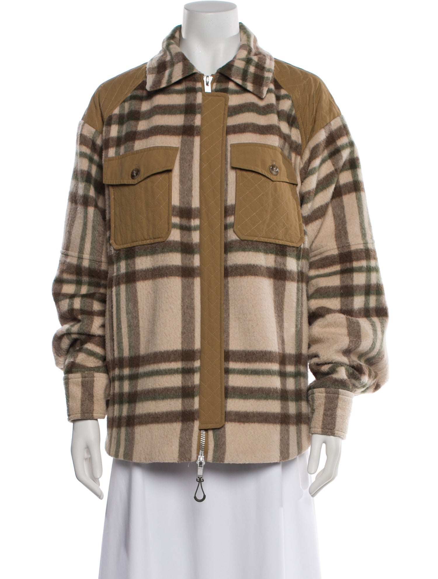 Munthe Plaid Print Jacket