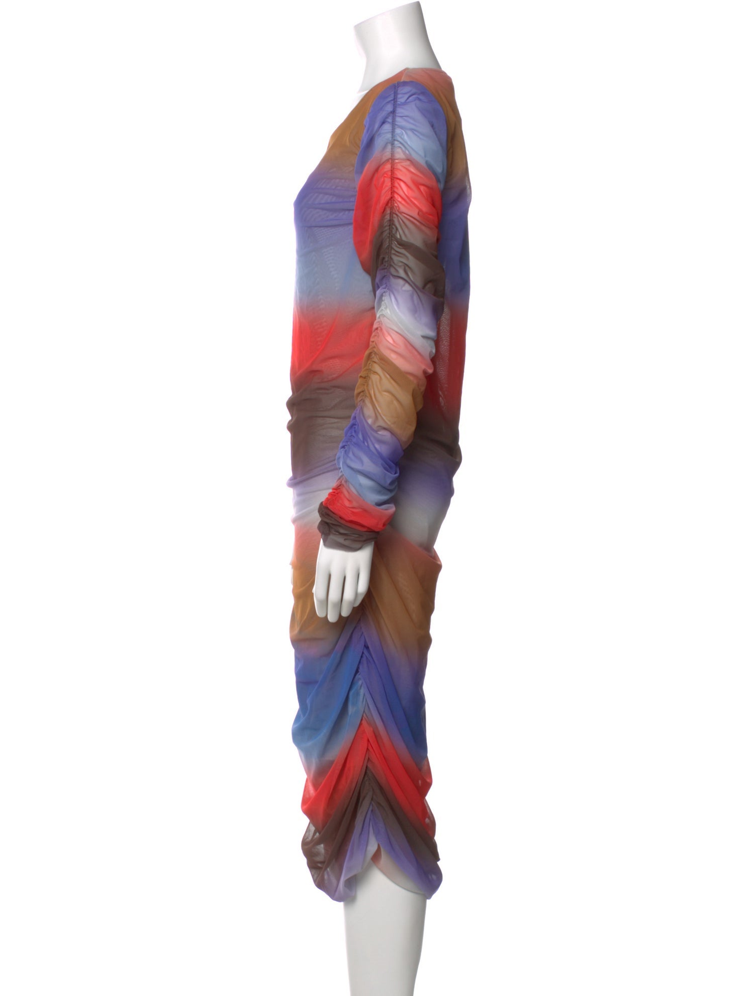 Munthe Tie-Dye Print Midi Length Dress