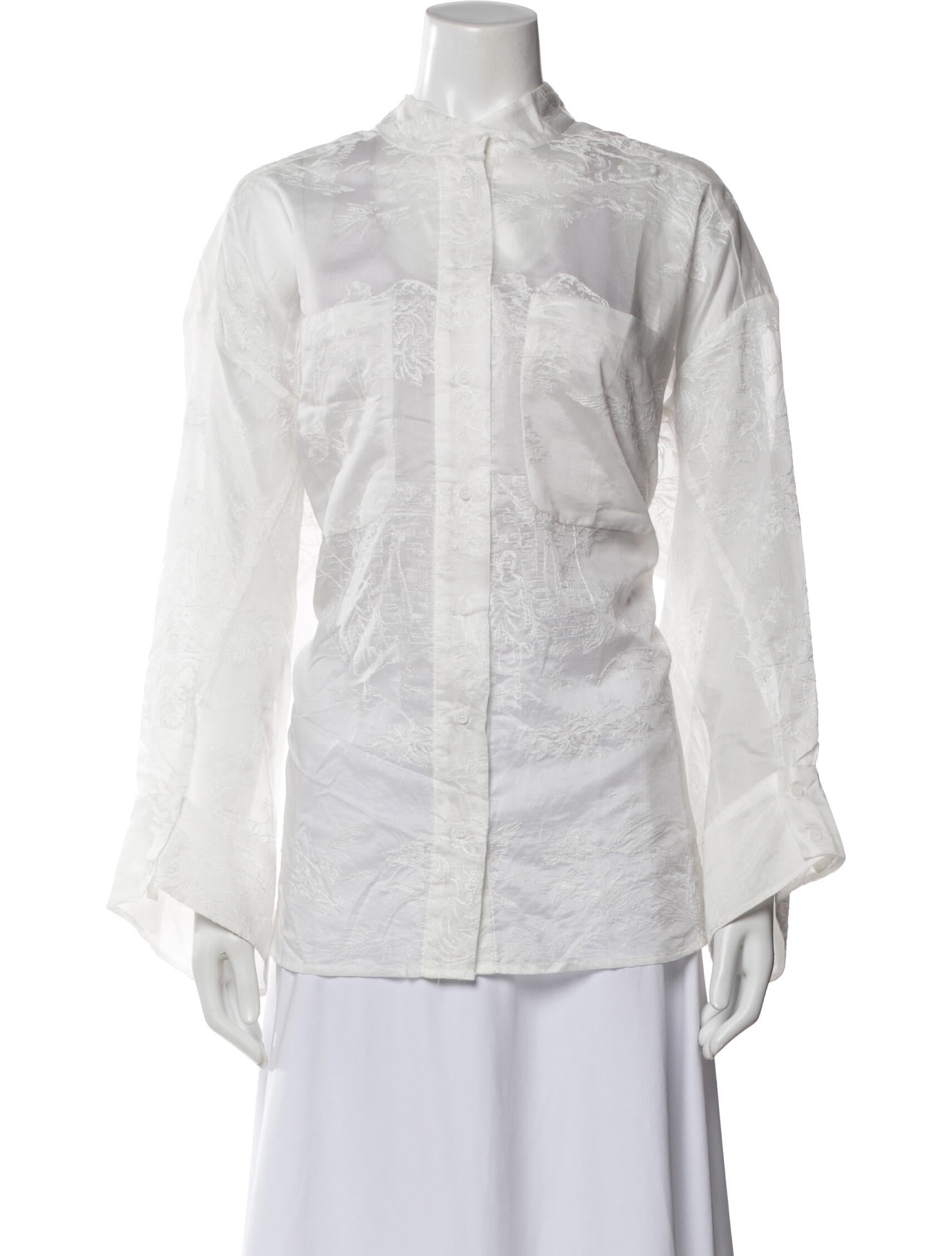 Munthe Floral Print Long Sleeve Blouse
