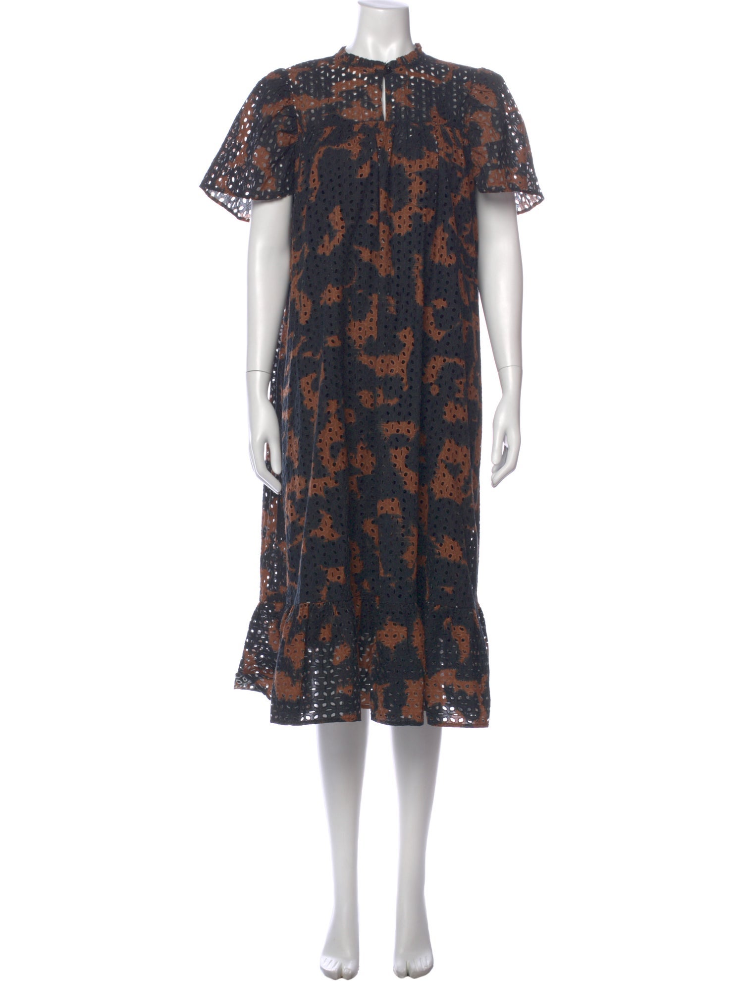 Munthe Floral Print Midi Length Dress w/ Tags