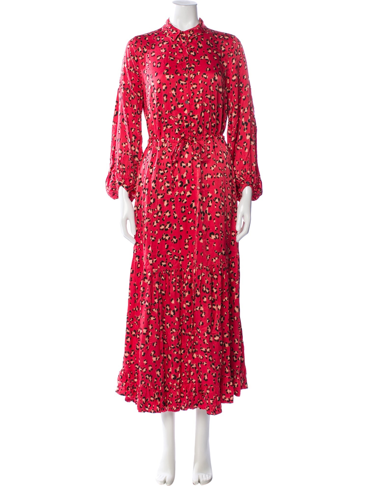 Munthe Animal Print Long Dress