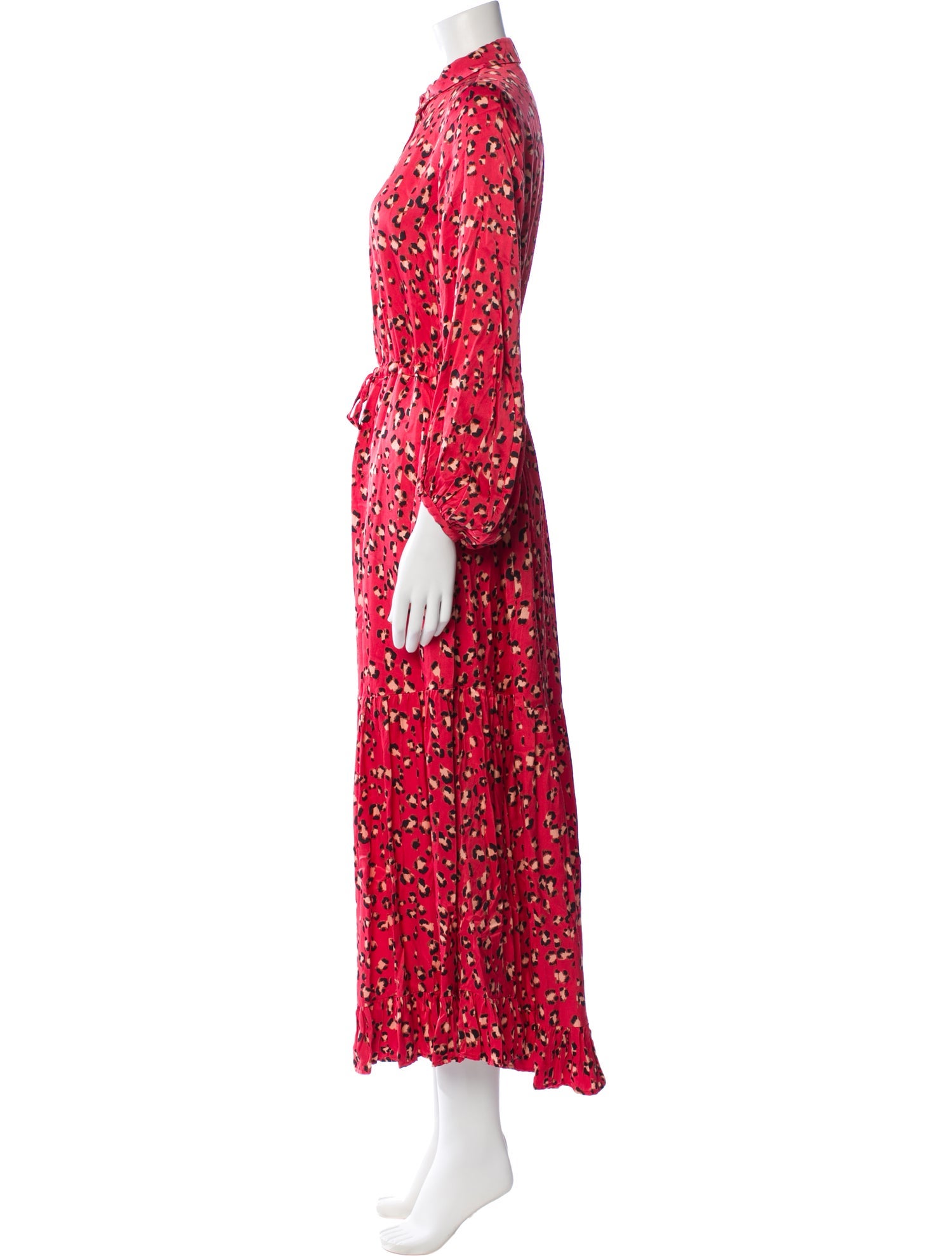 Munthe Animal Print Long Dress