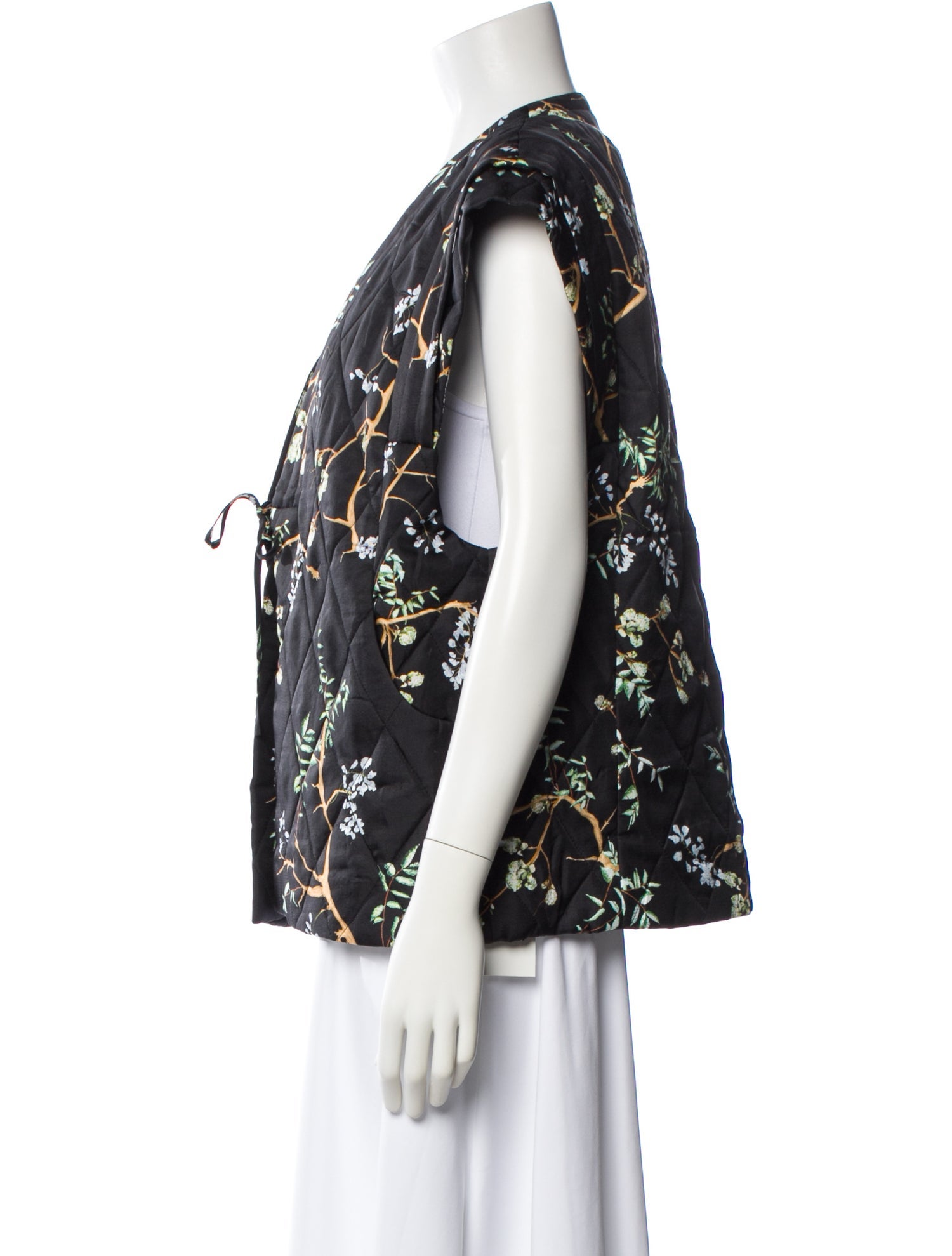Munthe Silk Floral Print Vest