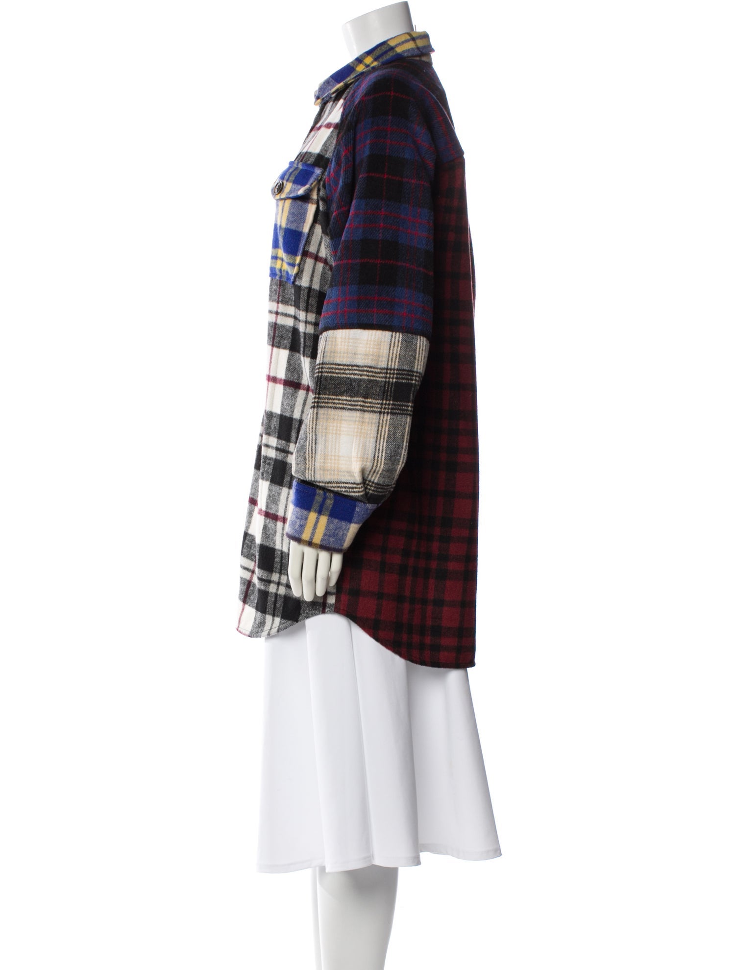 Munthe Plaid Print Coat