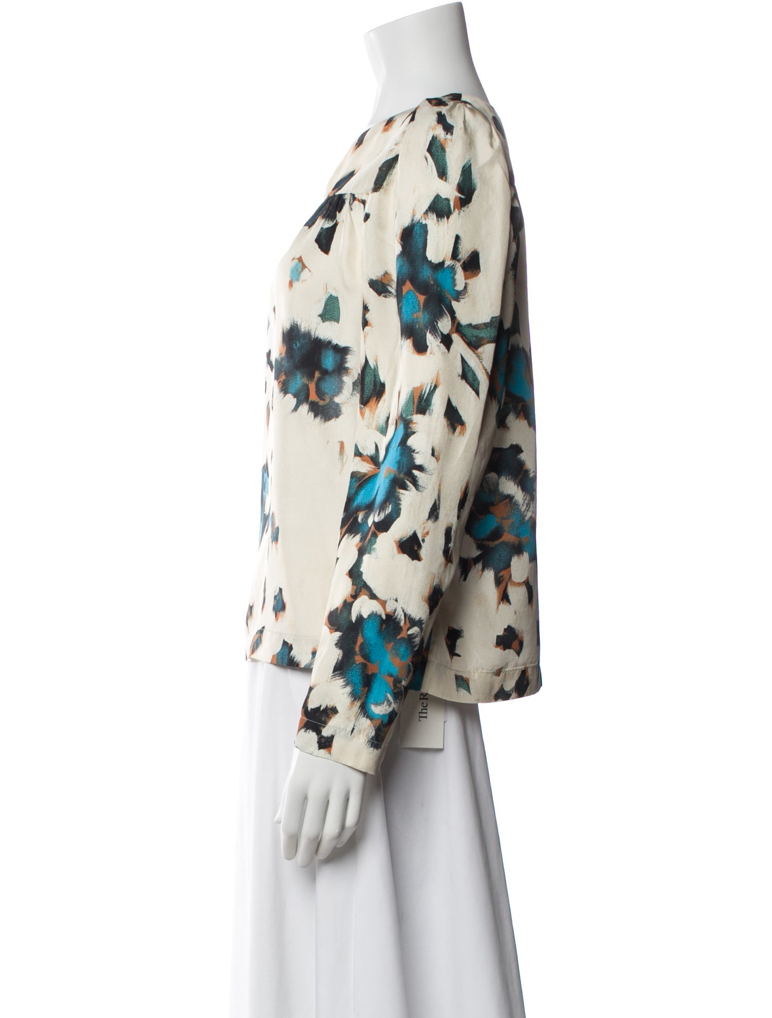Munthe Silk Floral Print Blouse