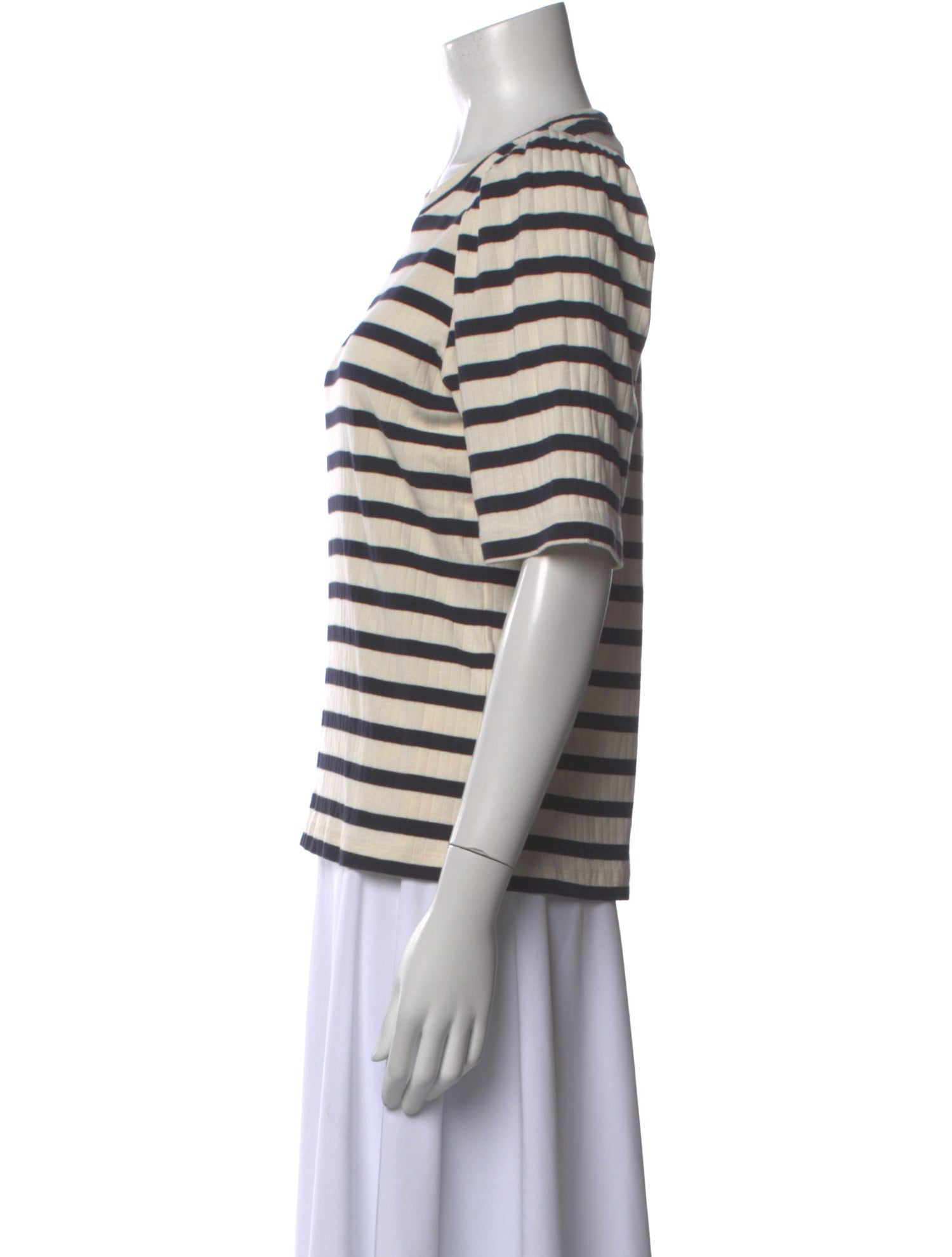 Munthe Striped Crew Neck Top
