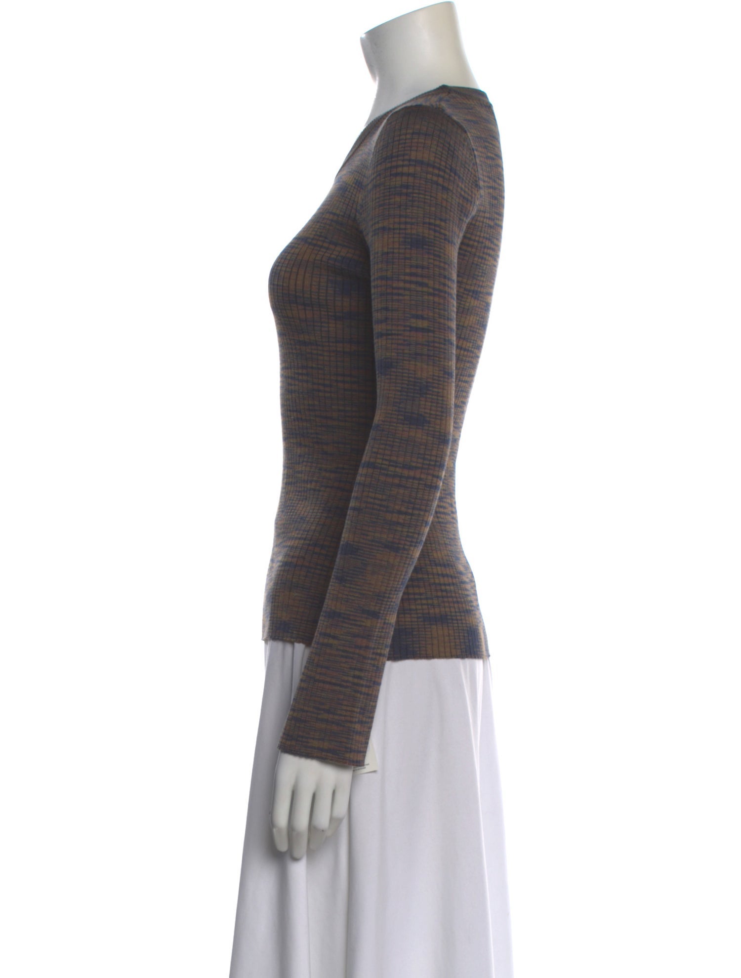 Munthe Striped Scoop Neck Sweater