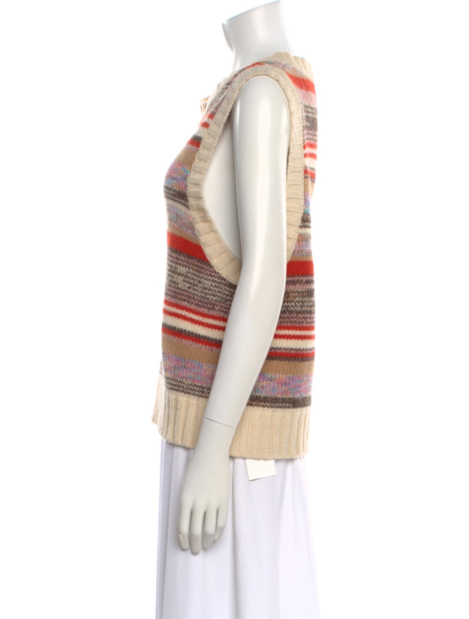Munthe Lambswool Striped Sweater