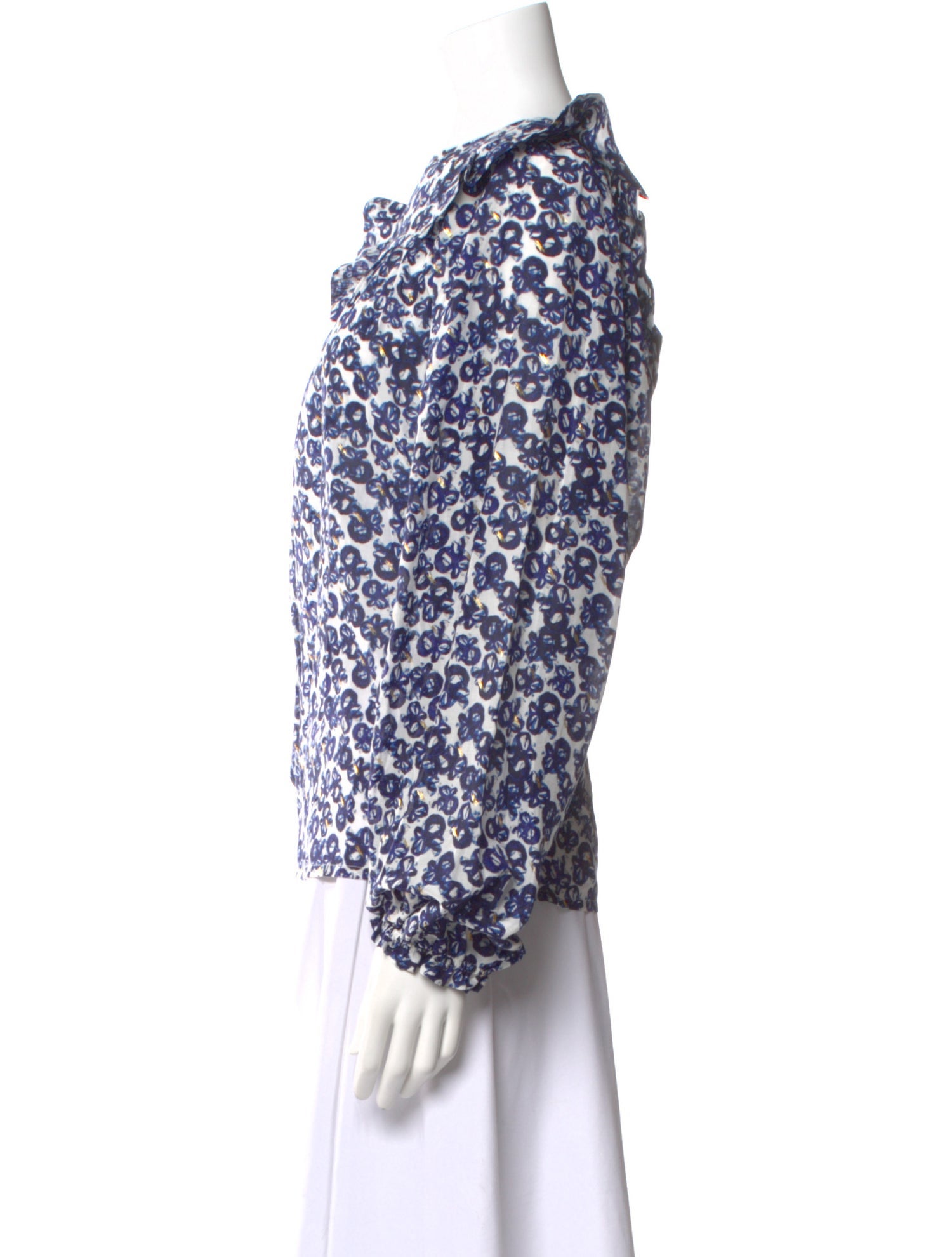 Munthe Floral Print Crew Neck Blouse