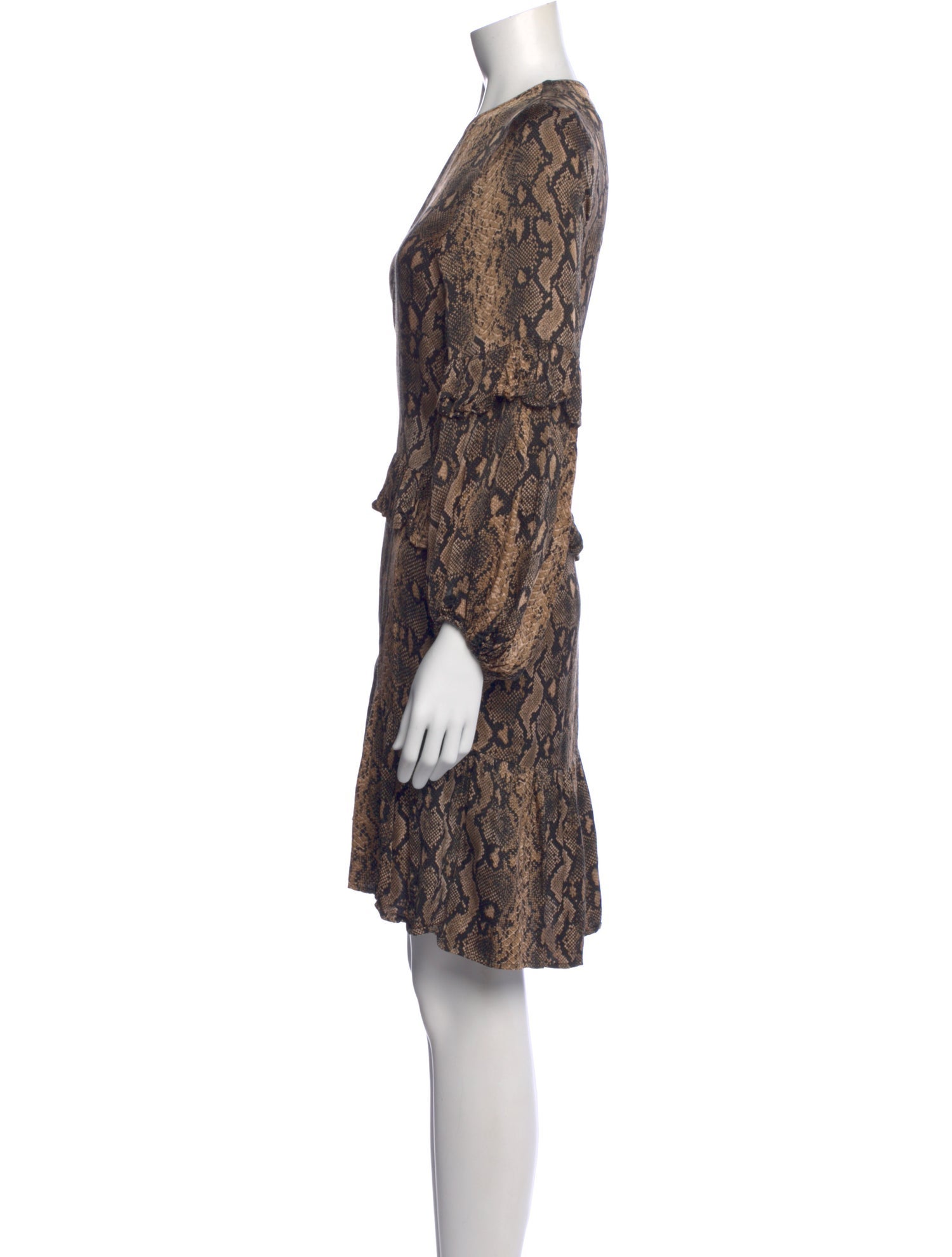 Munthe Animal Print Knee-Length Dress