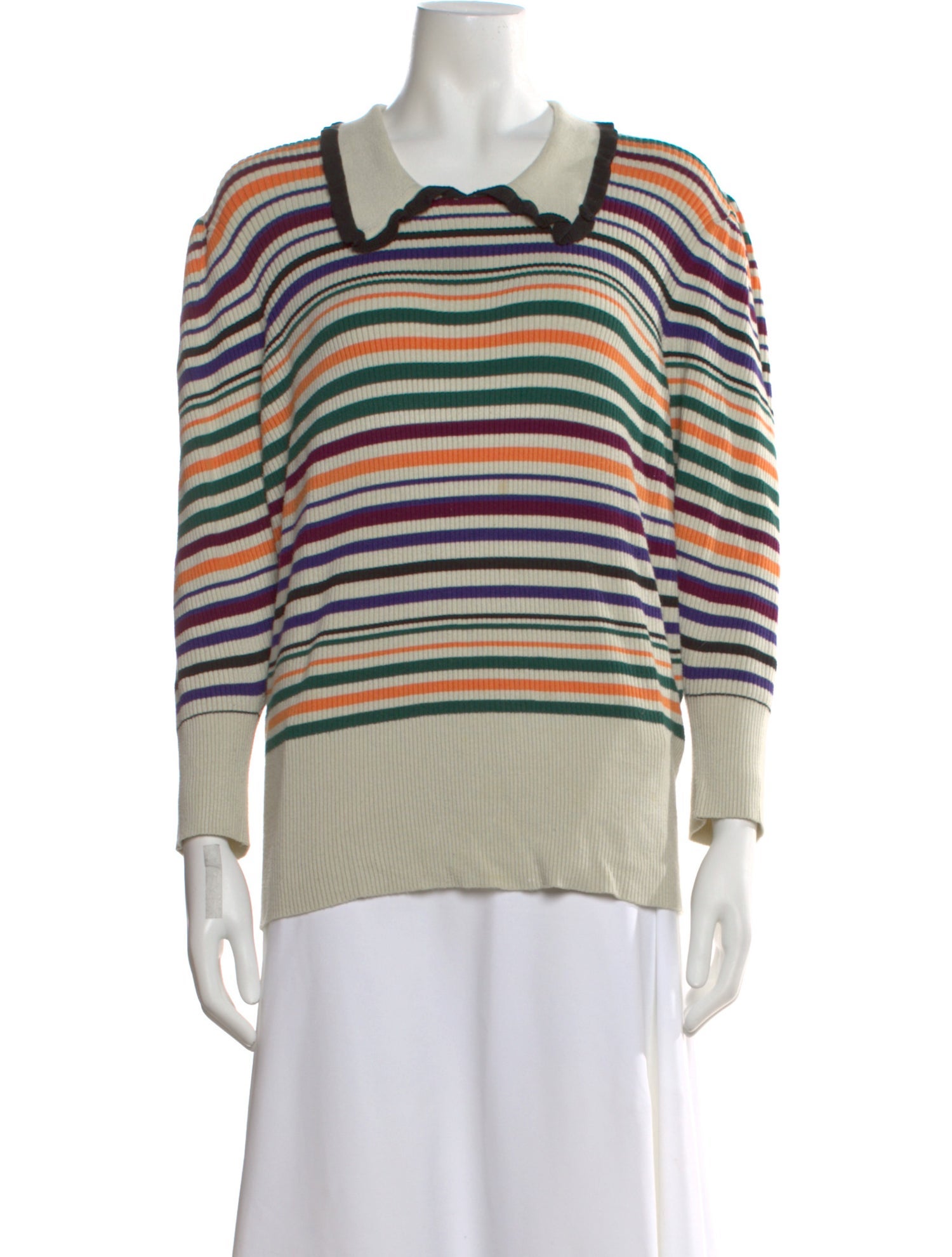 Munthe Striped Long Sleeve Top
