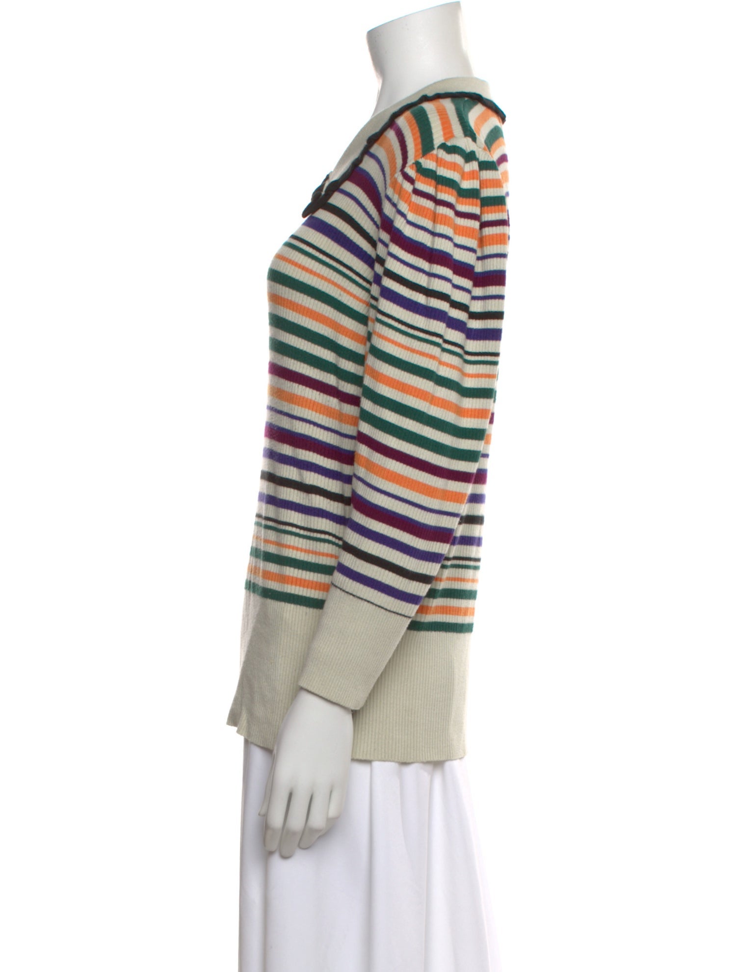 Munthe Striped Long Sleeve Top